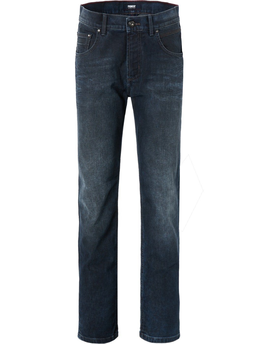 5-Pocket-Jeans PIONEER RIVER dark blue used 1673 9771.443 - HANDCRAFTED
