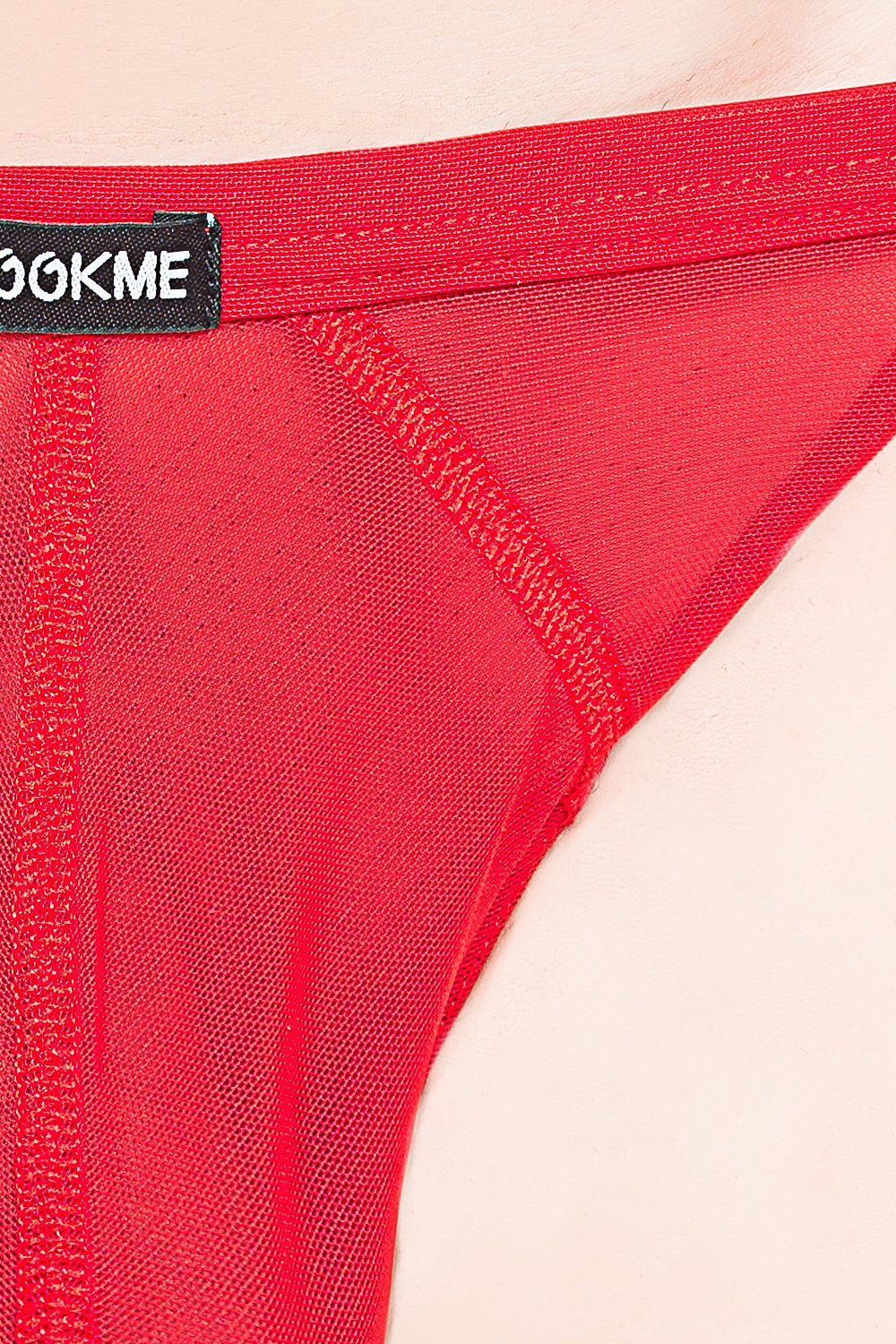 LOOK ME Boxershorts Herren-Shorts in rot - M