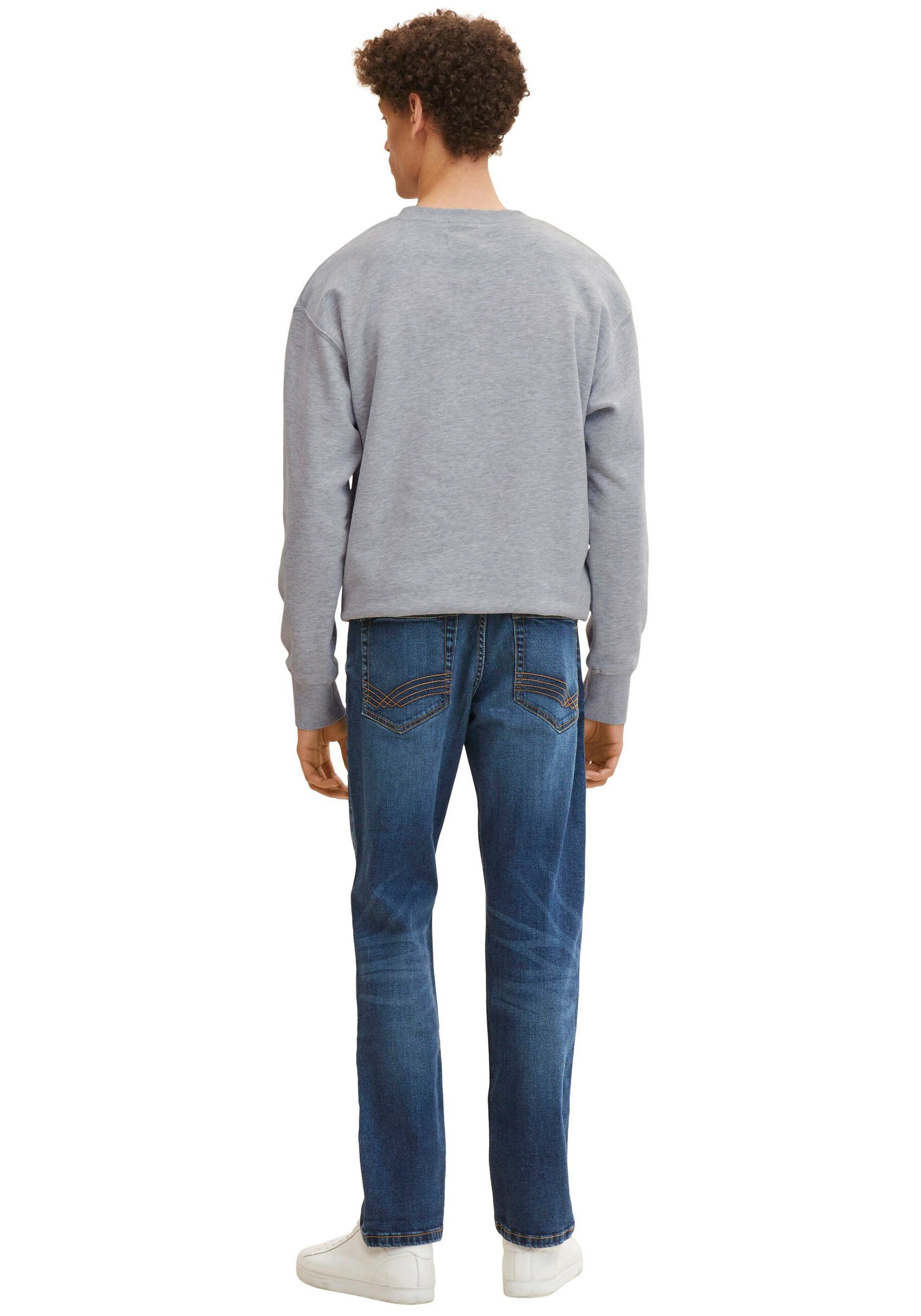 TOM TAILOR 5-Pocket-Jeans MARVIN mit kleinem Logo-Print