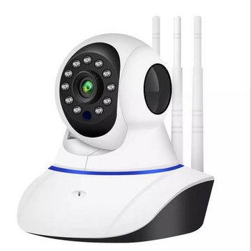 Retoo Überwachungskamera WLAN Funk HD 360 WIFI IP Baby Camera Handy Monitor Überwachungskamera (Innenbereich, Set, Intelligente Kamera 360, Versorgungskabel, Automatische Verfolgung und Sehen von 360 Grad)