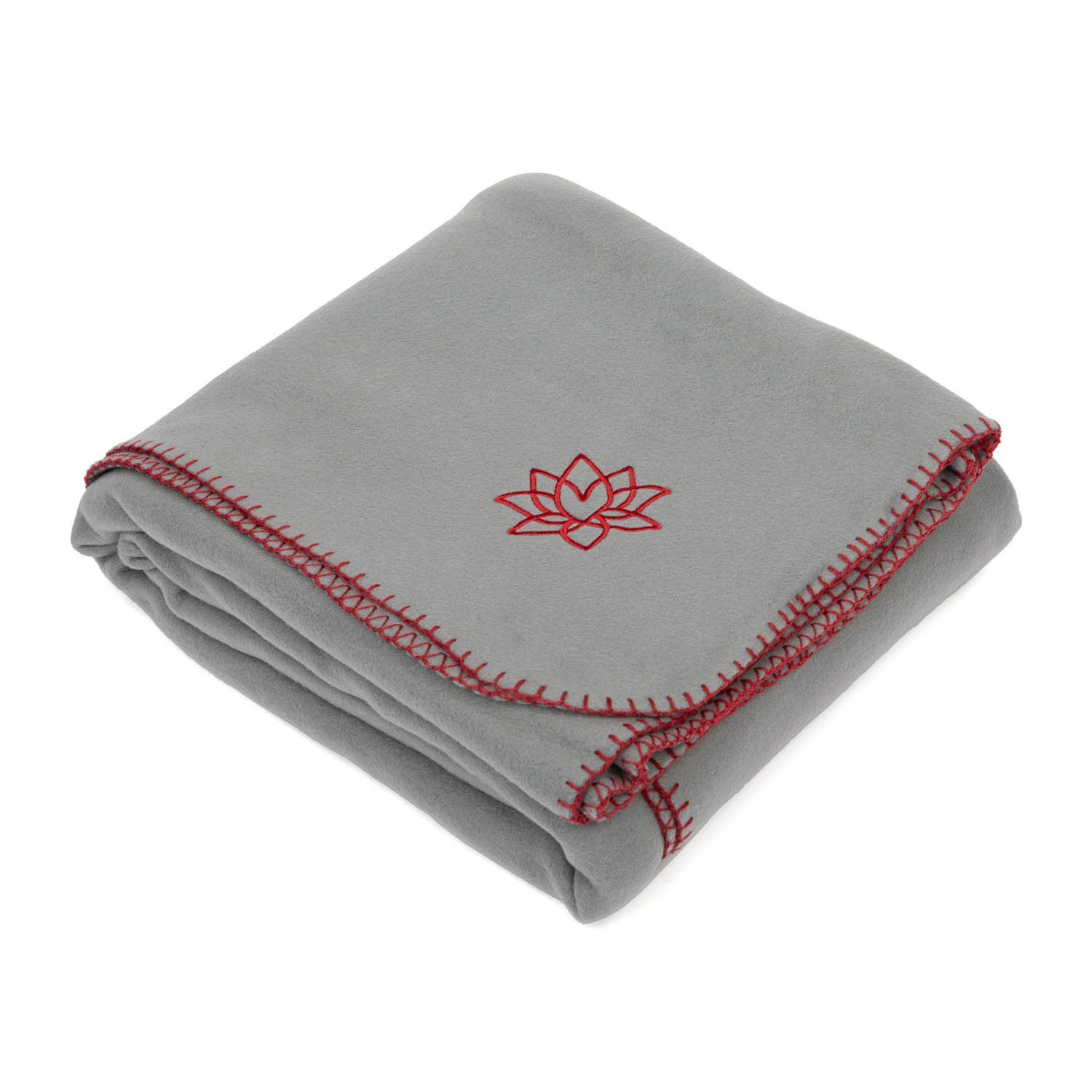 Wohndecke Yogadecke ASANA BLANKET grau/aubergine, bodhi günstig online kaufen