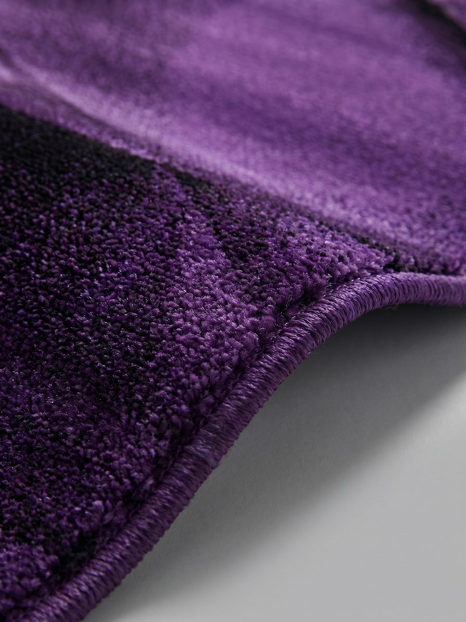 KADIMA DESIGN Teppich ASPEN Wohnzimmer Schlafzimmer Waschbar Wohnzimmerteppich Esszimmer, Läufer, Höhe: 14 mm, Violett, 80x150 cm, Strapazierfähig Modern Waschb – Bild 5 von 5