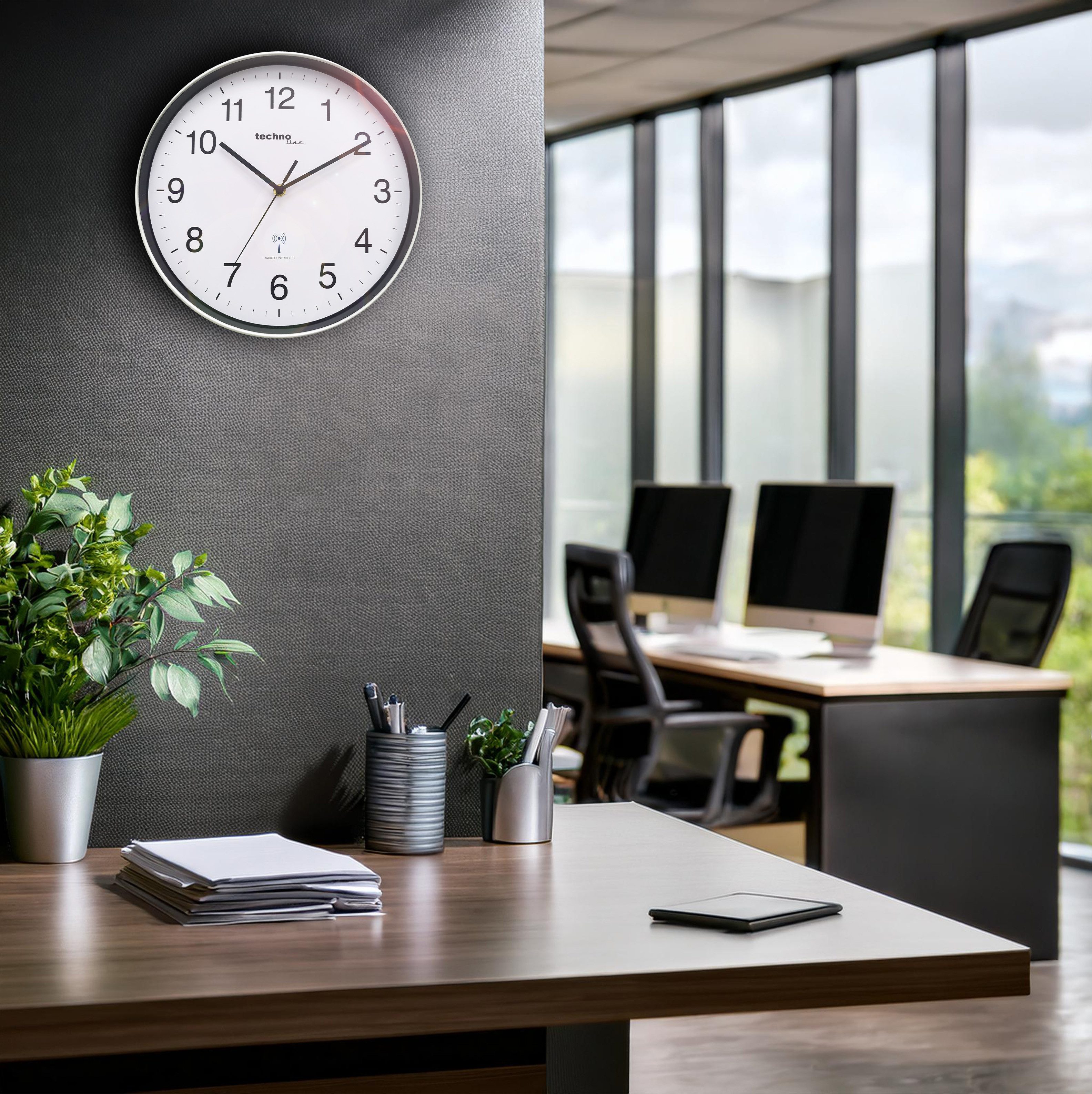 technoline Funkwanduhr WT 8030 (im schlichten Design) günstig online kaufen