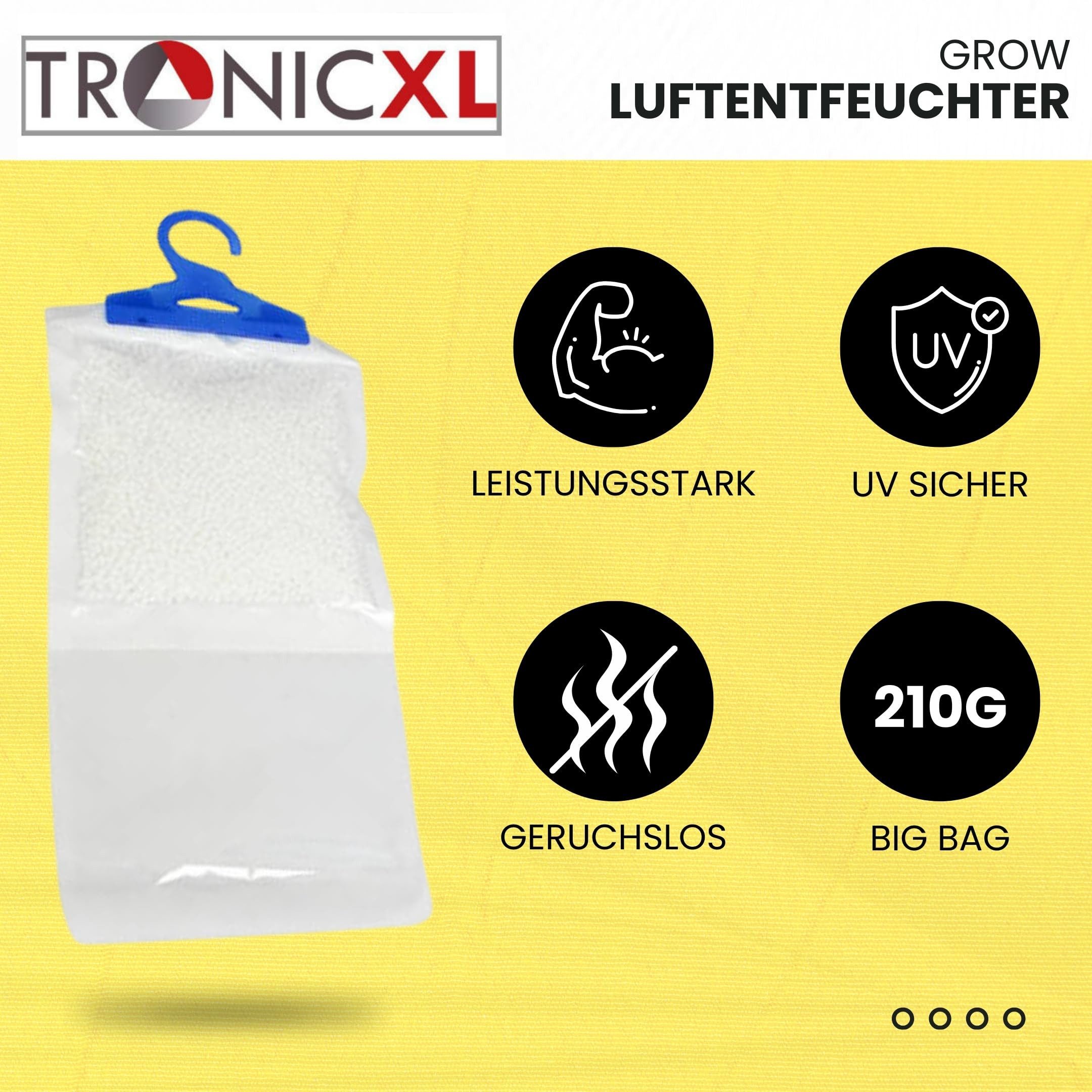 TronicXL Granulat-Luftentfeuchter 4x Luftentfeuchter für Growbox Grow Grown günstig online kaufen