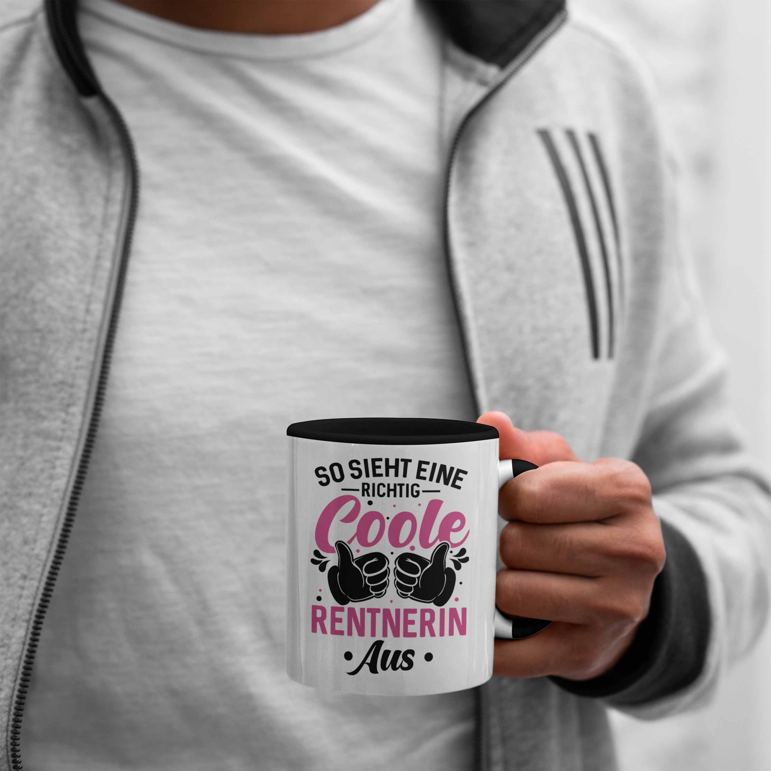 Kollegin So Trendation Tasse Schwarz Richtige Geschenkidee Aus Sieht Rentnerin Trendation Coole Eine Pension Geschenk Tasse Renteneintritt -