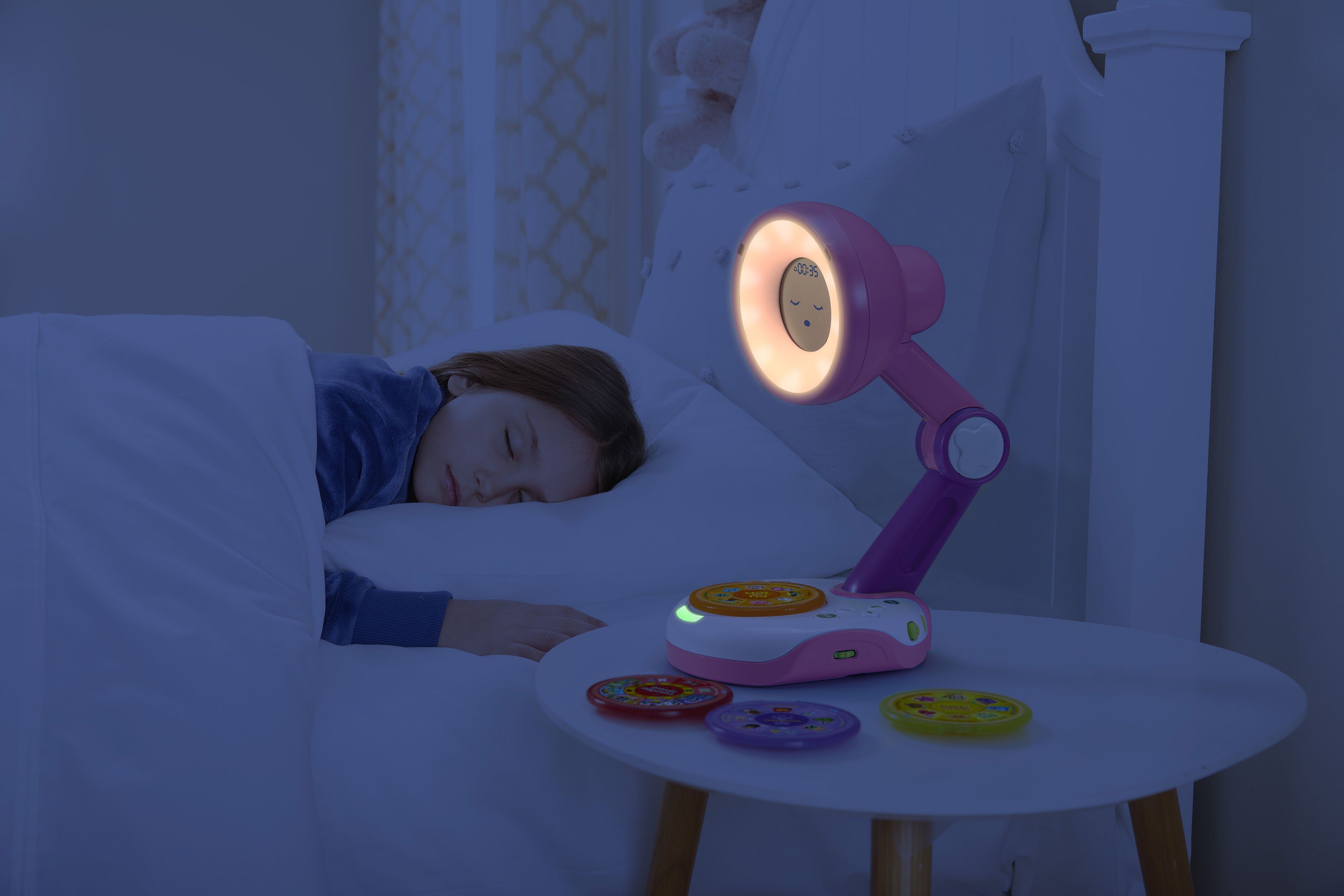 Vtech® Funny Sunny, Lernspielzeug pink interaktive die Lampen-Freundin,