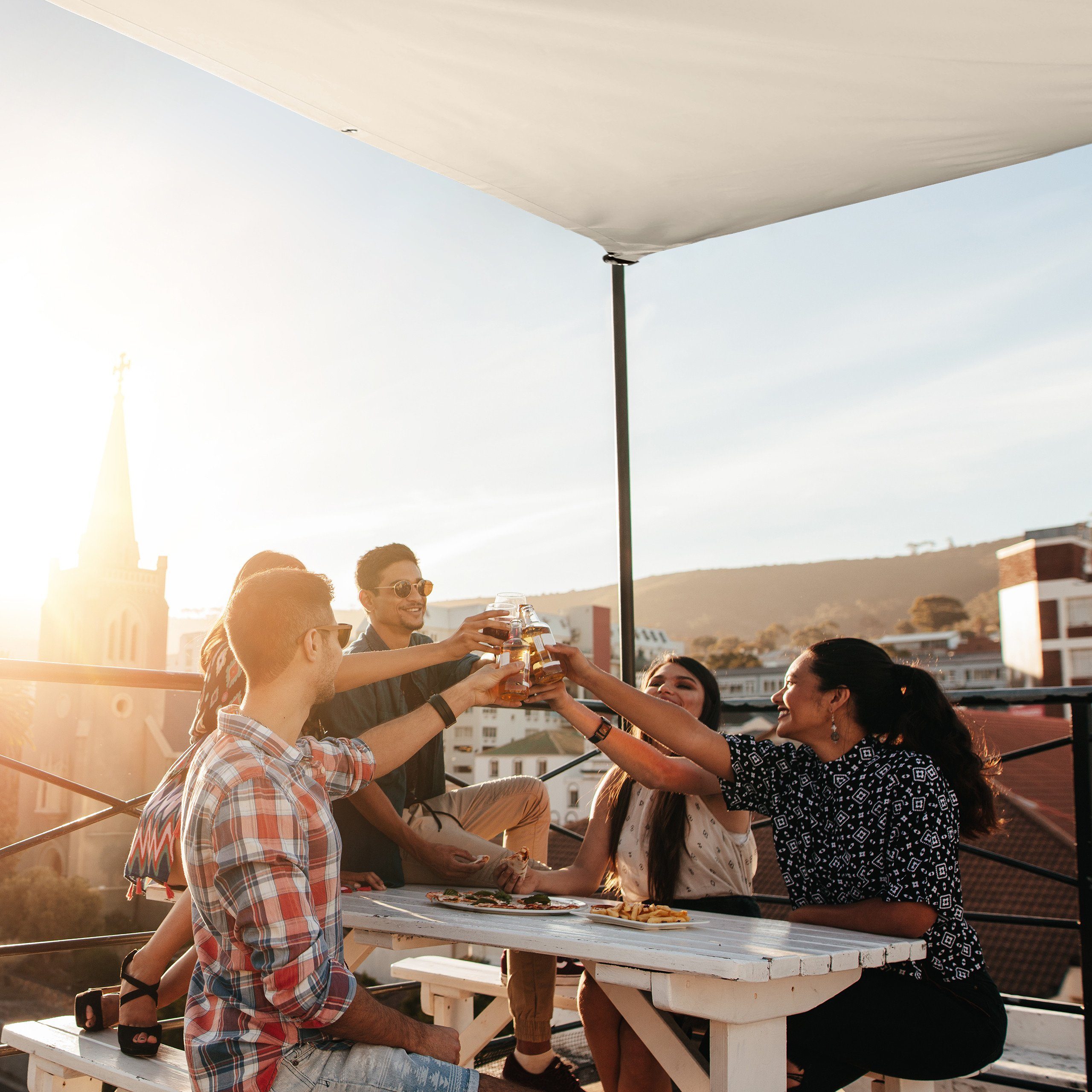 relaxdays Sonnensegel Rechteckiges Sonnensegel beige, 2 x 3 m günstig online kaufen