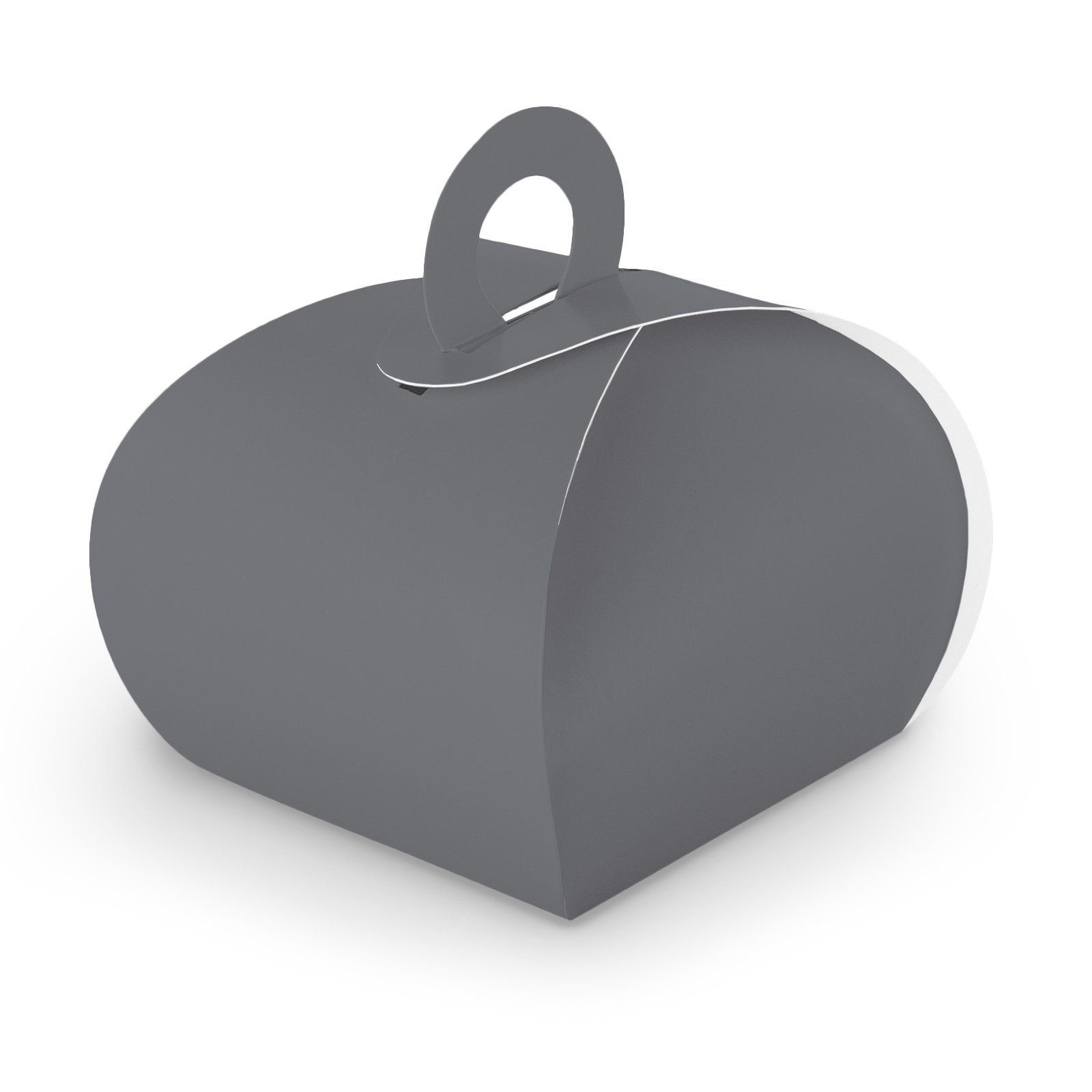 itenga Geschenkbox itenga Geschenkbox mit Griff grau aus Karton