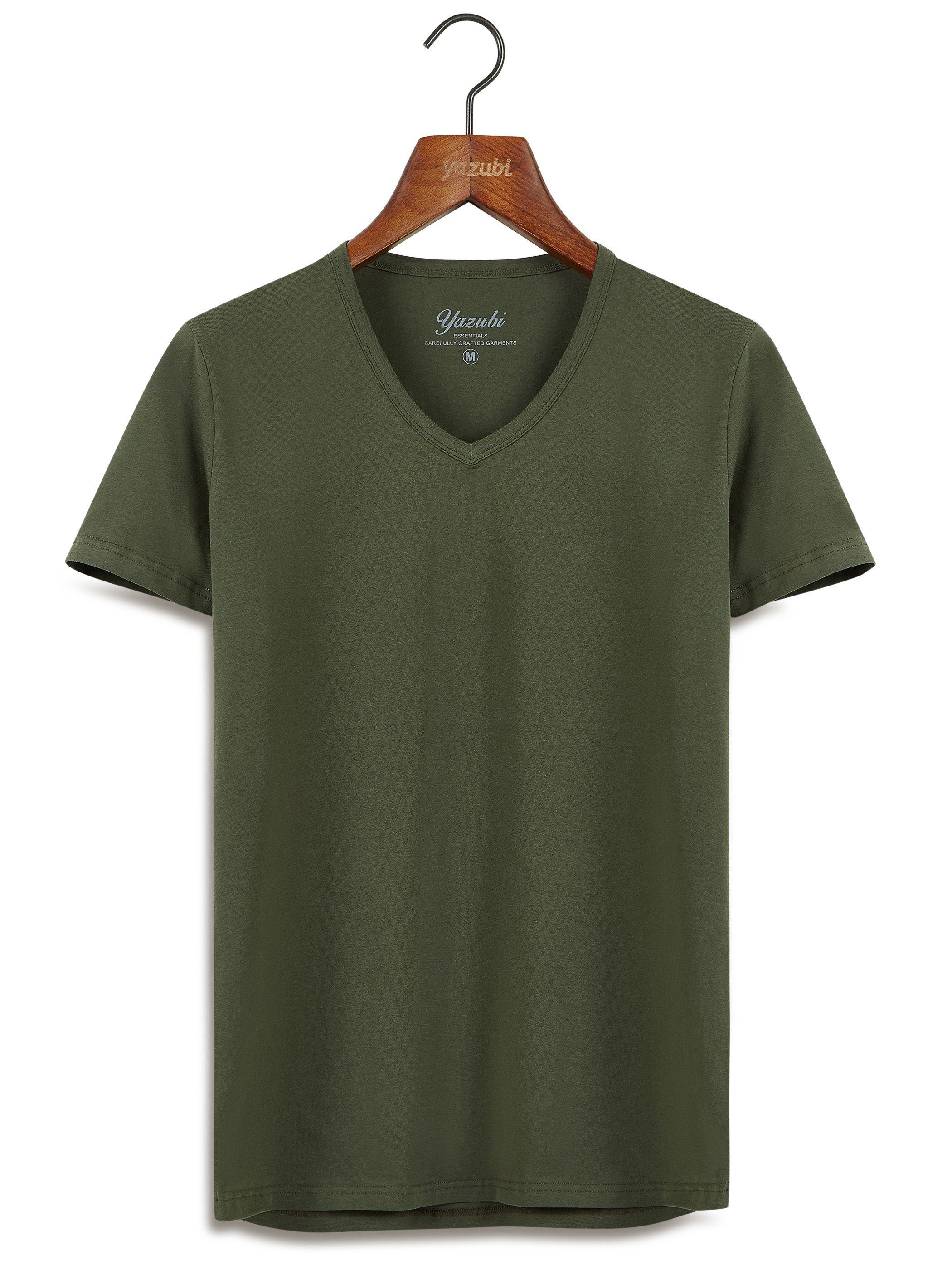 Yazubi T-Shirt modisches Shirt Mythic (Spar-Set, 5er-Pack) bequemes T-shirt mit V-Ausschnitt