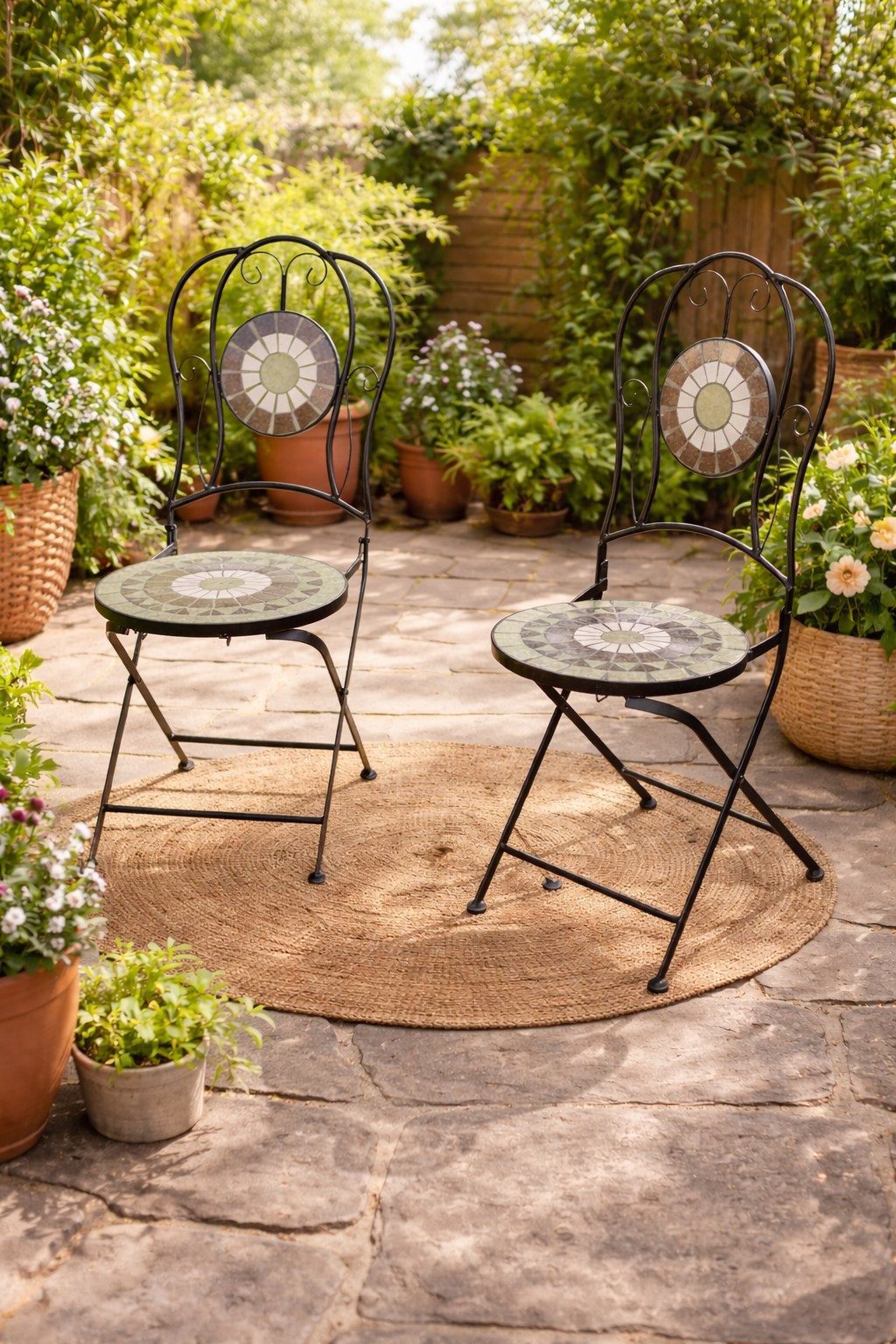 moebel-direkt-online Gartenstuhl Bodo 2Metall-Klappstühle (2 St), 2er-Set (2Stück)