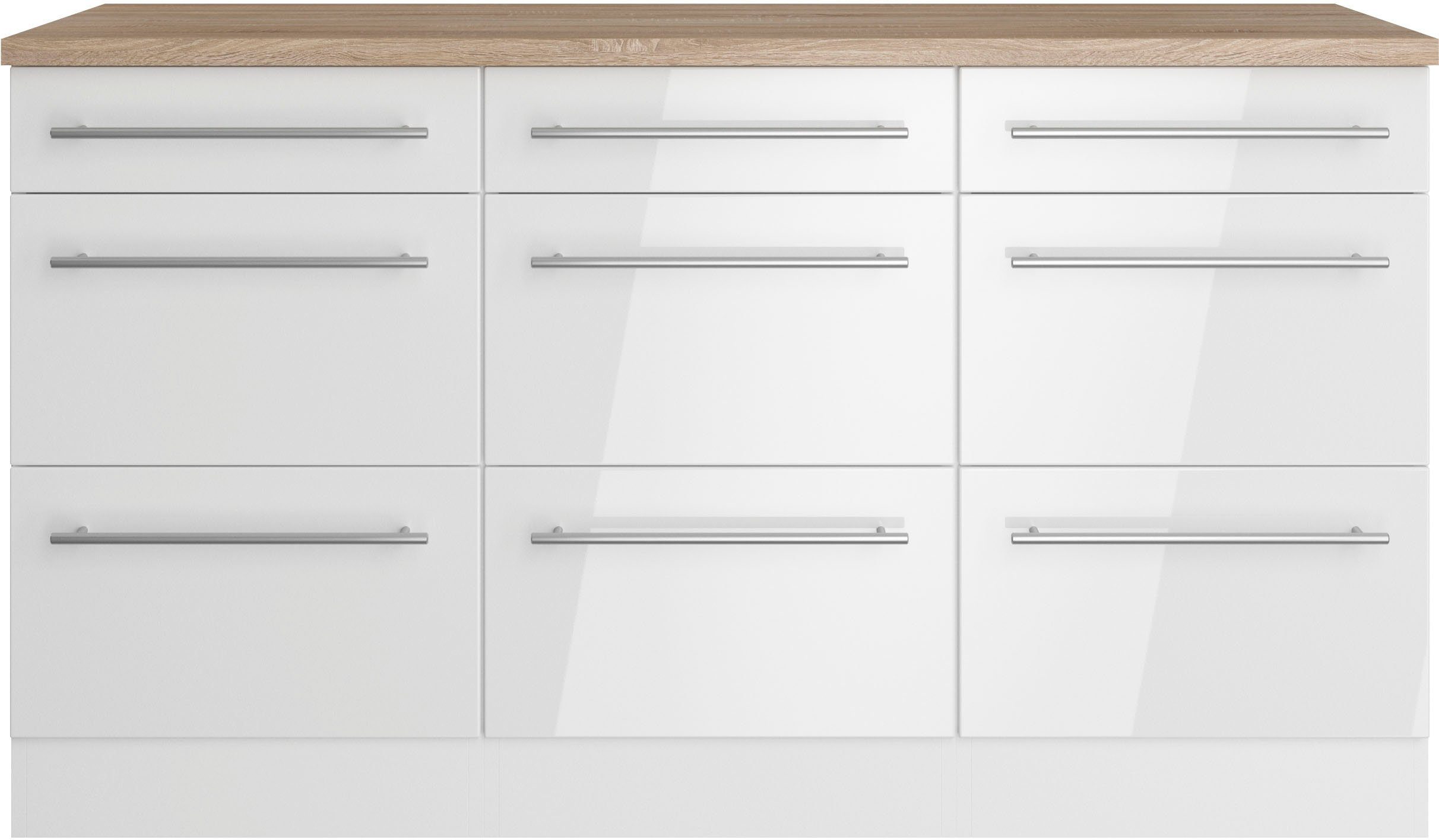 KOCHSTATION Unterschrank KS-Wien edel aussehende gestiftete Fronten