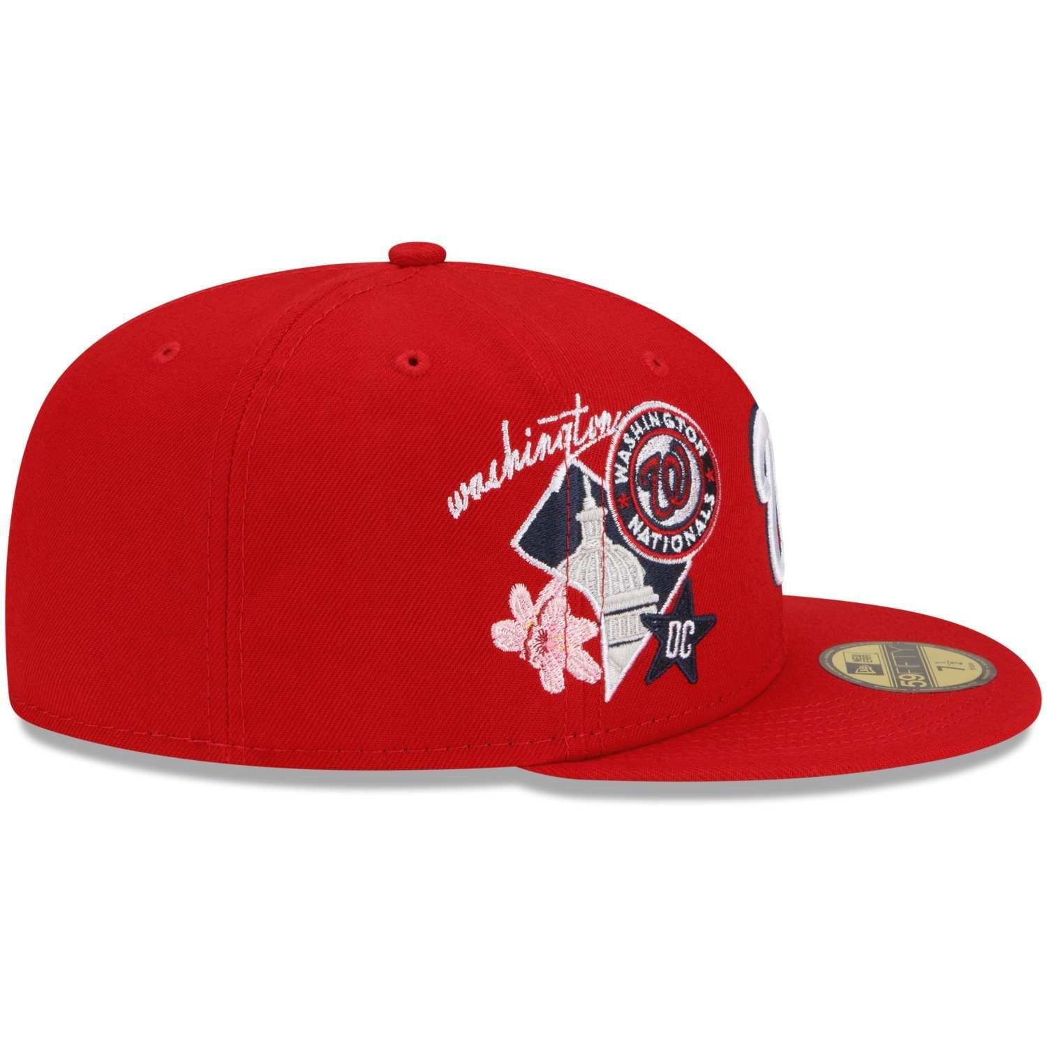 New Era CLUSTER CITY 59Fifty Nationals Fitted Cap Washington