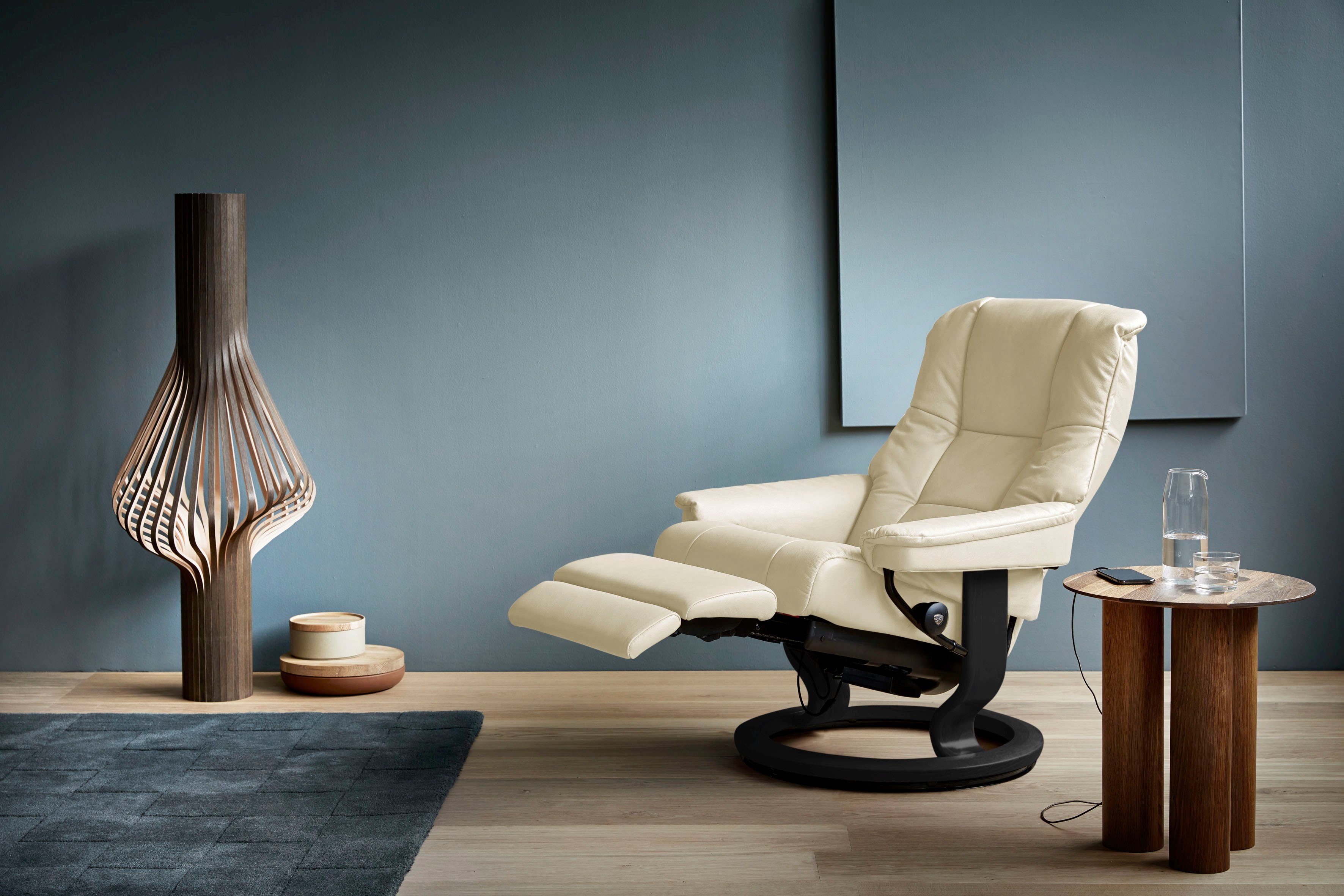 Stressless® Relaxsessel Mayfair, elektrisch verstellbar, Hocker 2- Hochwertiger ohne Relaxfunktion & Rückenverstellung, M inklusive optional Größe L, & motorisch, Sessel