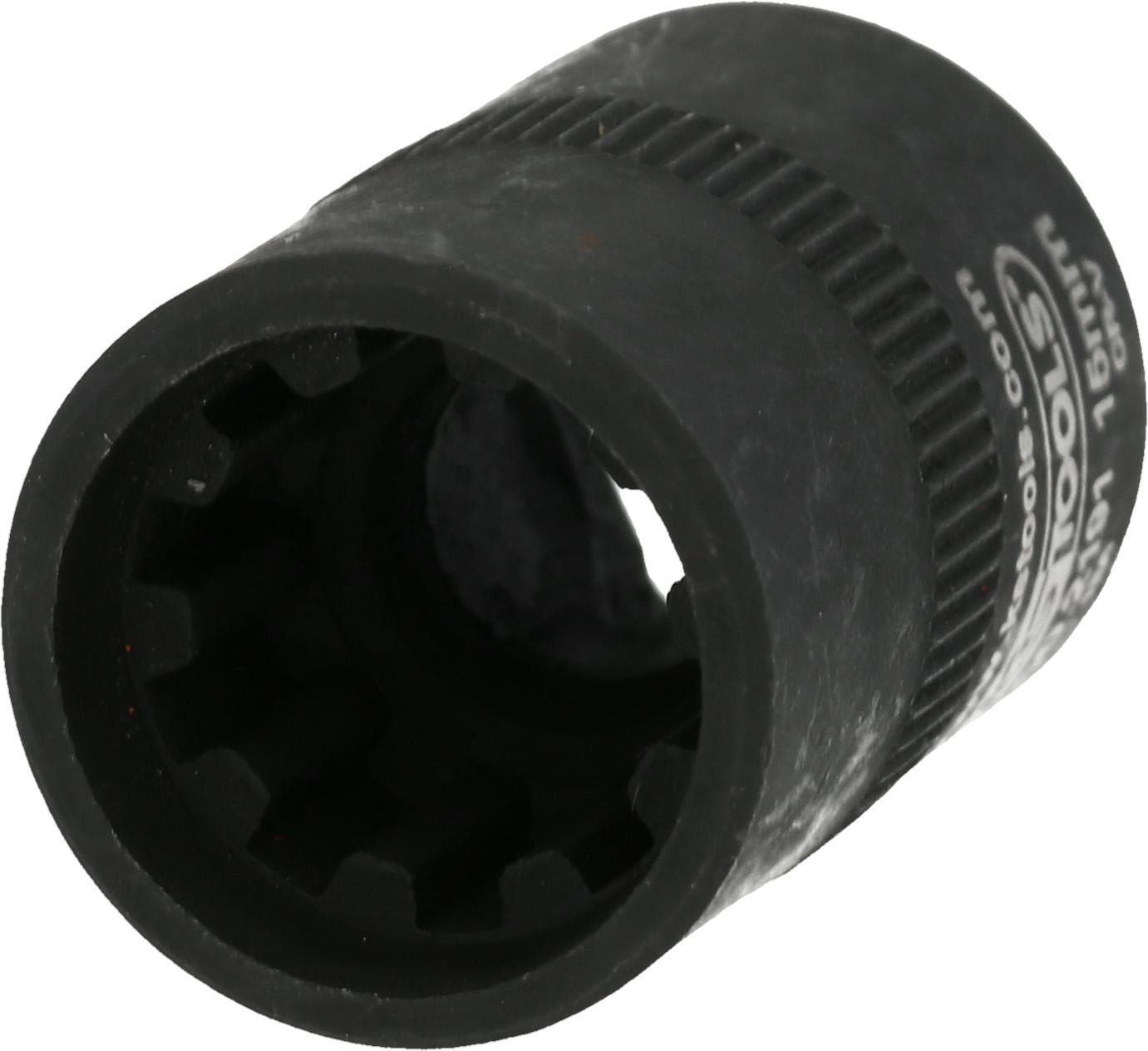 KS Tools Bremssattel-Spezialstecknuss 3/8 Zoll, 15 Mm – 10-kant Für Mehrkolben-Bremssattel, Chrom-molybdän