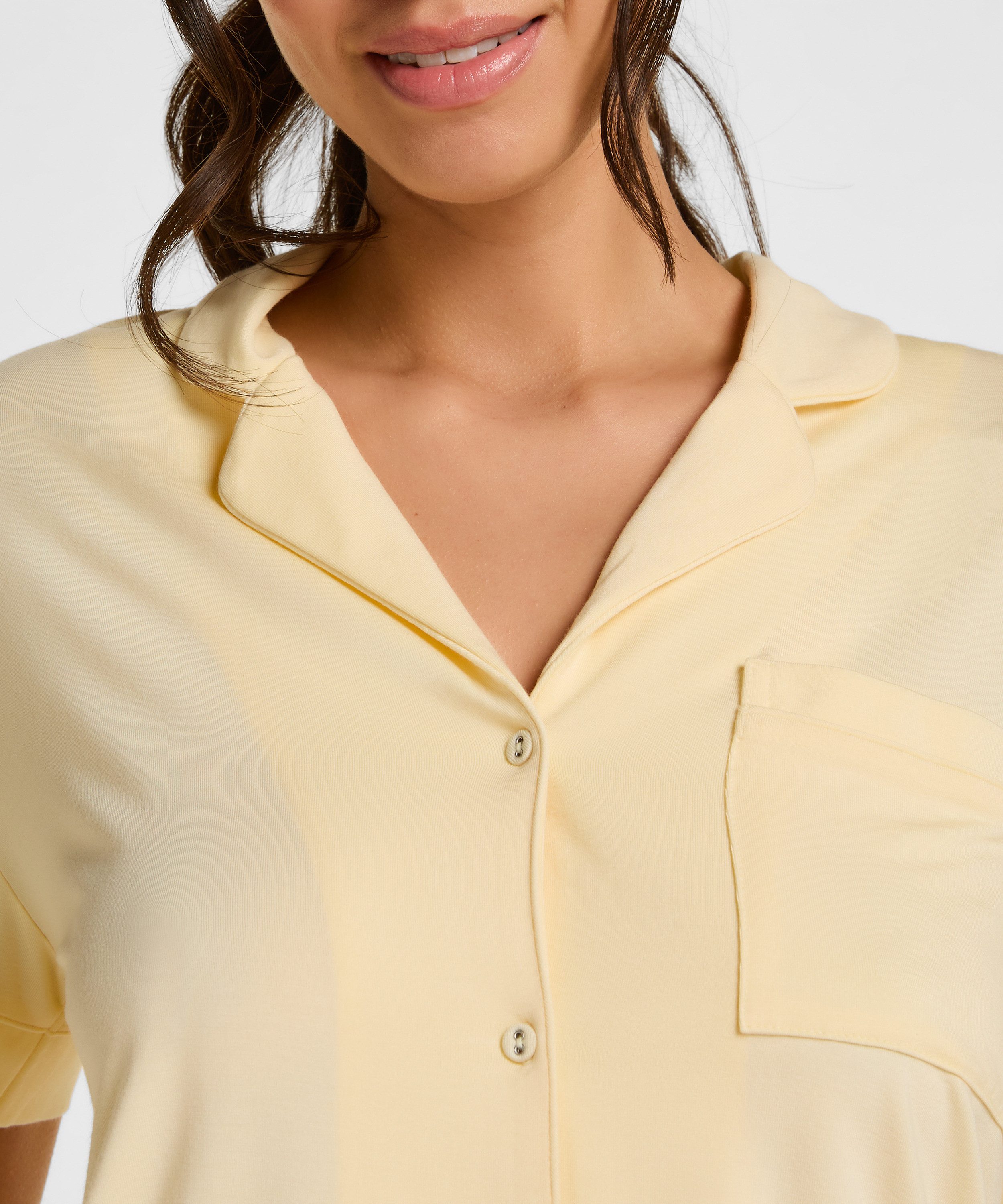 Hunkemöller Pyjama Essential Jersey Short-Sleeved Jacket