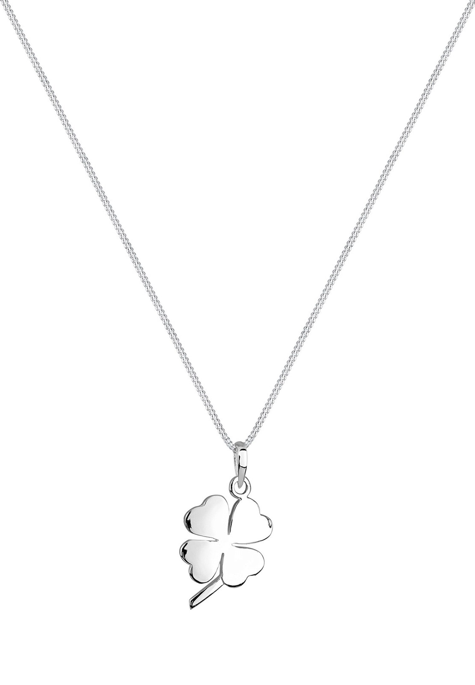 Elli Kette mit Anhänger Kleeblatt Glücksbringer günstig online kaufen