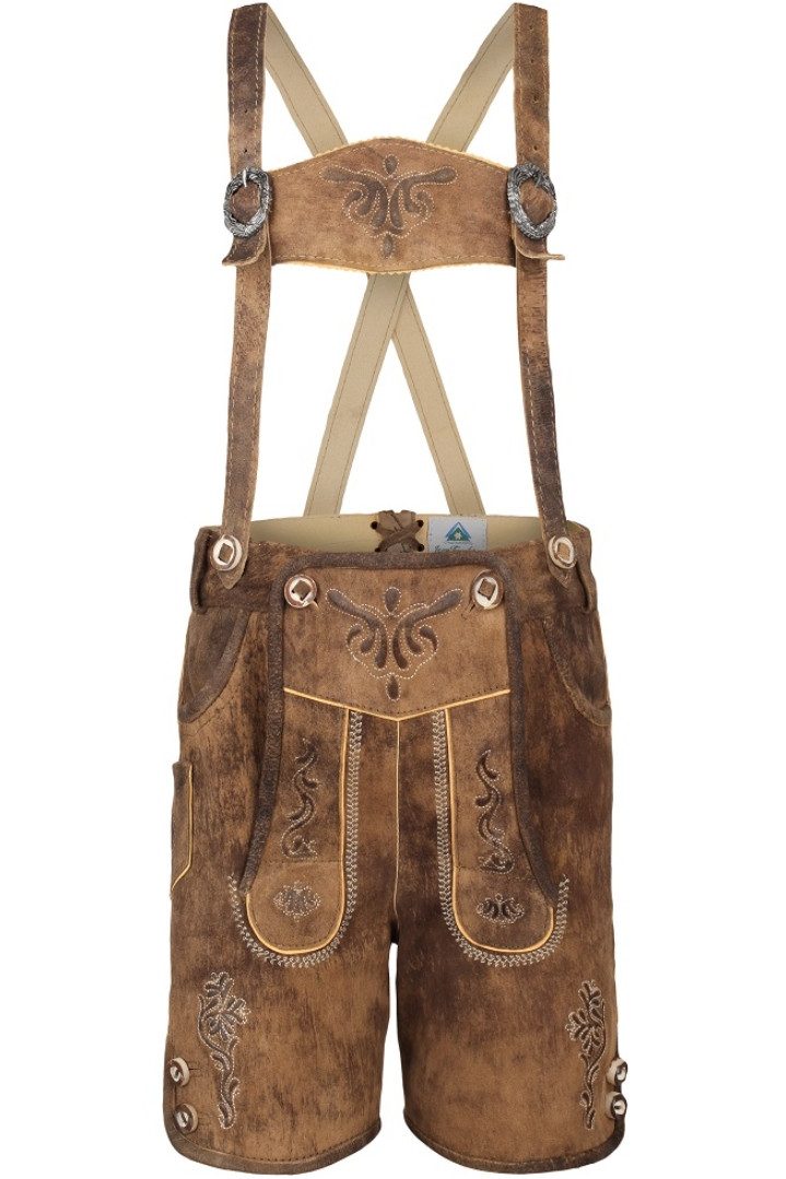 Isar-Trachten Lederhose Lederhose Kinder - JOEL - eiche