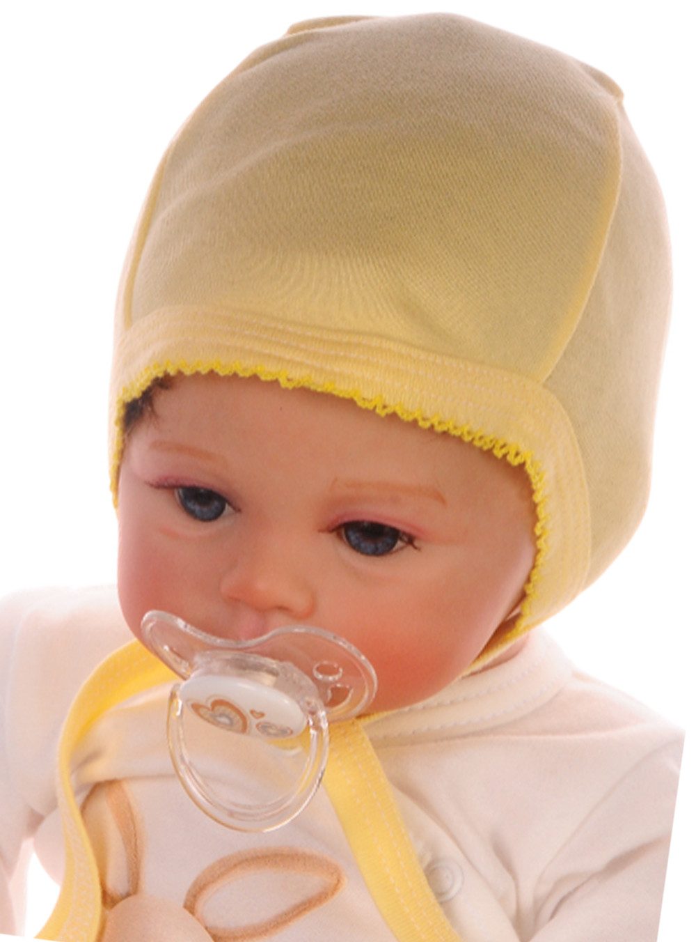 Erstlingsmütze Baby Mütze Haube Mützchen für Neugeborene und Frühchen