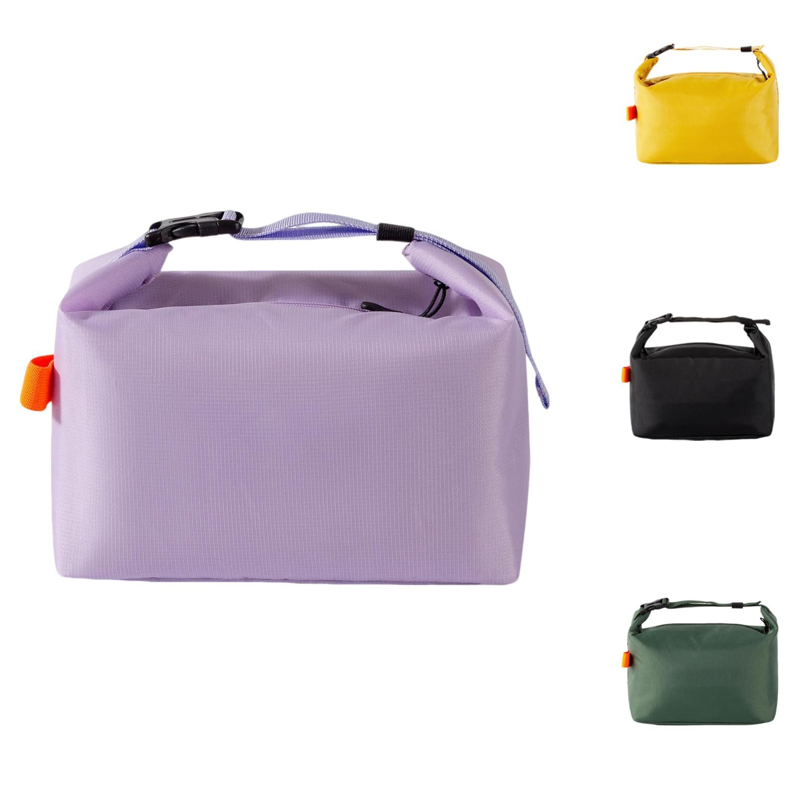 Agger Kühltasche Isolierte Lunch-Tasche mit dicker Folie, auslaufsichere Thermotasche, für Arbeit, Schule und Picknick, mit verstellbarem Schultergurt