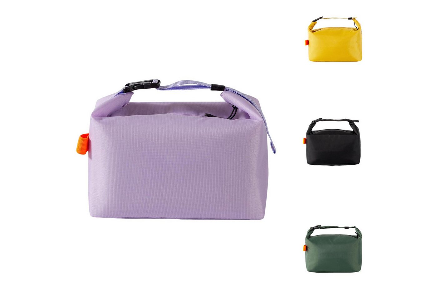 Agger Kühltasche Isolierte Lunch-Tasche mit dicker Folie, auslaufsichere Thermotasche, für Arbeit, Schule und Picknick, mit verstellbarem Schultergurt