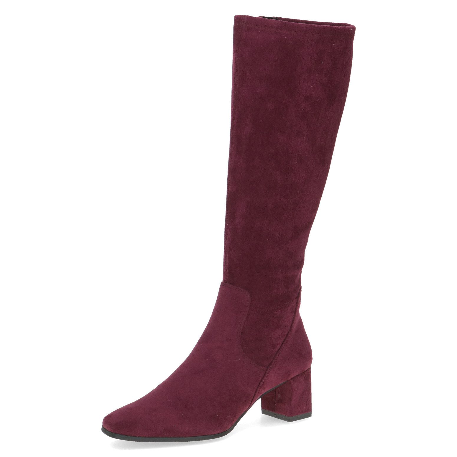 Caprice Stiefel, Blockabsatz, Abendschuh, Langschaft-Stiefel mit Innenreißverschluss
