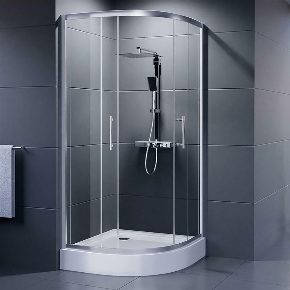 Duschmeister Runddusche Duschkabine Runddusche Komplettkabine inkl. Duschwa günstig online kaufen