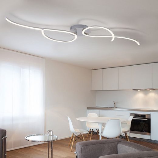 etc-shop Deckenleuchte, Deckenlampe LED Wohnzimmer Deckenleuchte mit