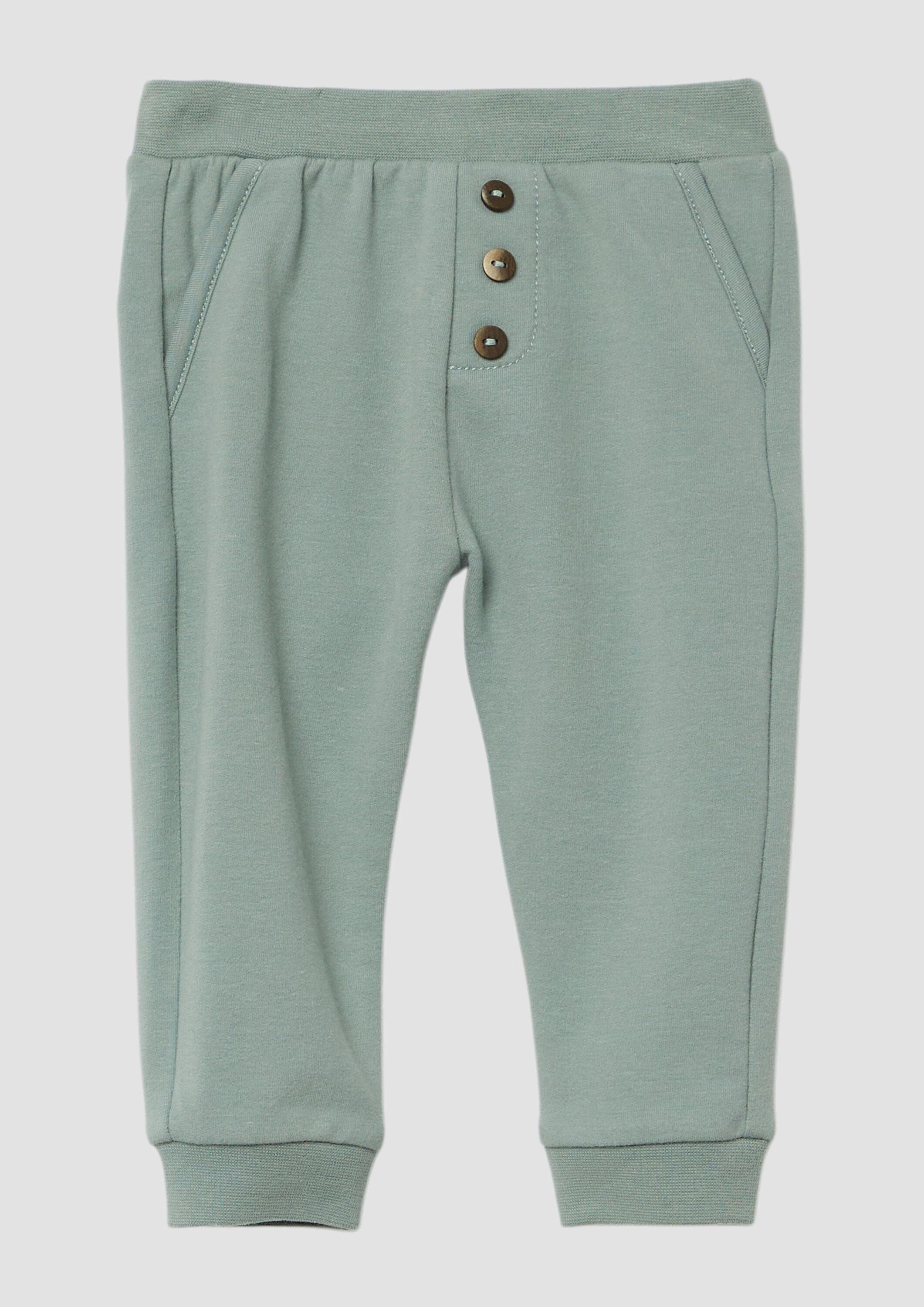 s.Oliver Jogginghose Leggings Jogginghose mit Zierknopfleiste