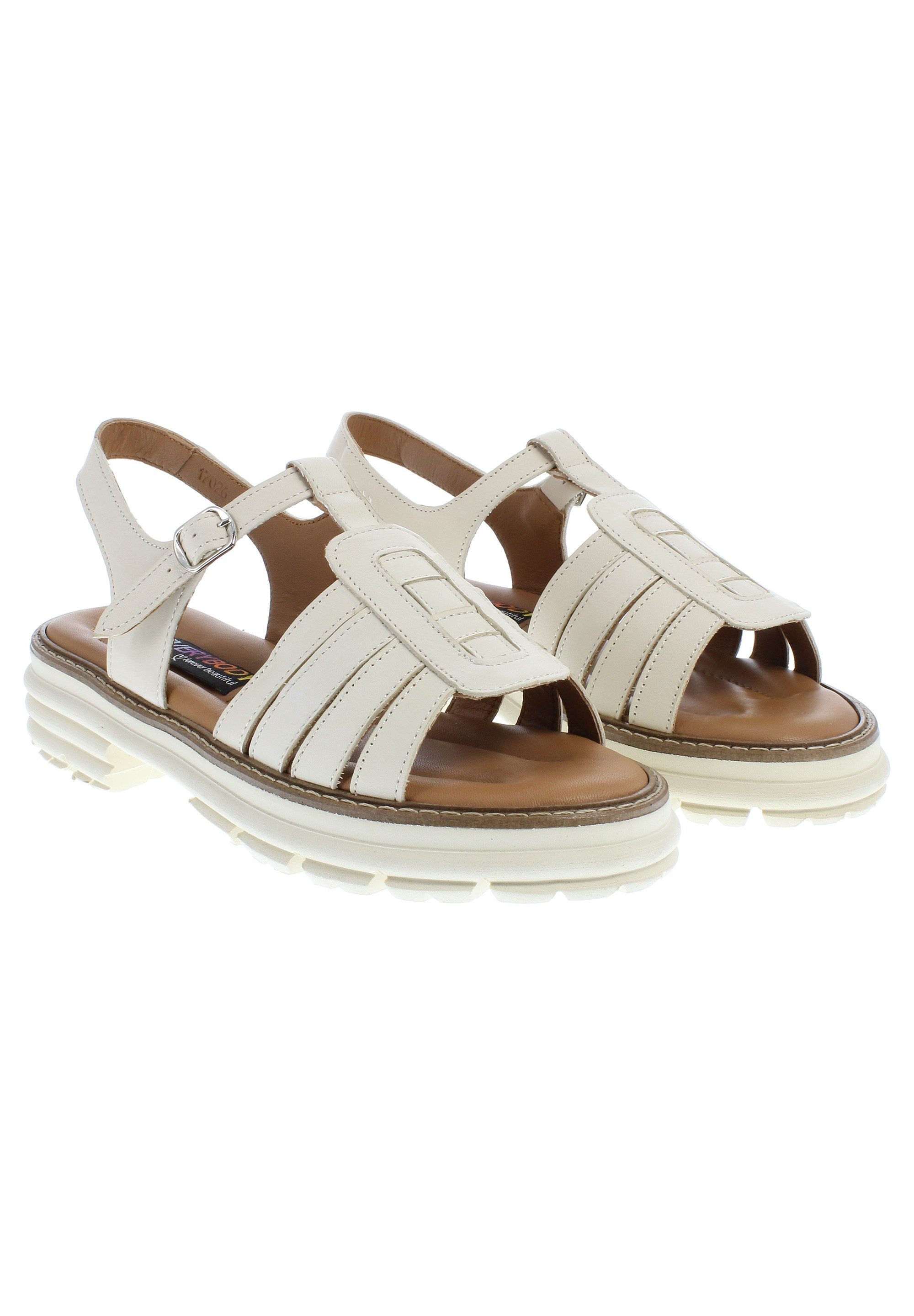 Everybody CARDAMOMO - Ledersandalette mit Plateausohle Pantolette
