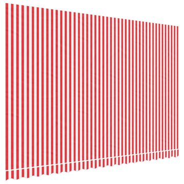 vidaXL Markise Markisenbespannung Rot und Weiß Gestreift 4,5x3 m (1-St)