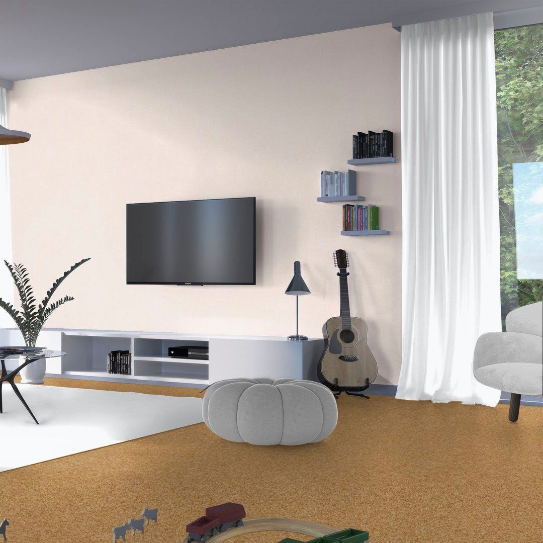 Teppichboden Schlingenteppich Passion 1005 (Luco), 6 Höhe: cm Vorwerk, gelb Breite Schlafzimmer, rechteckig, 400/500 Wohnzimmer, mm, Kinderzimmer