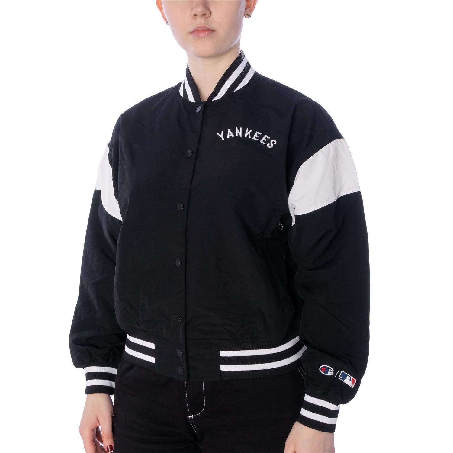 Champion Sweatjacke Jacke Champion 116470 (1-tlg) Aufgestickter „Yankees“-Schriftzug