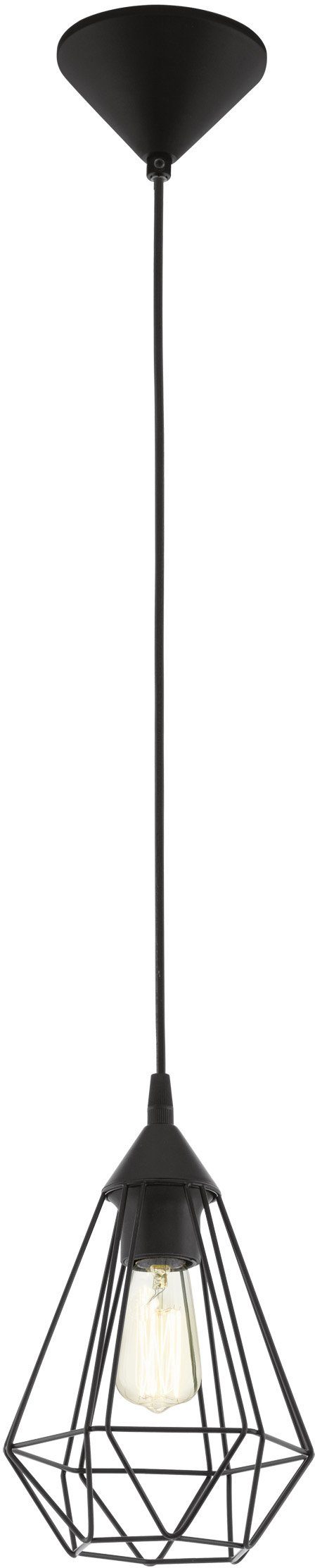 EGLO Pendelleuchte TARBES Hängeleuchte, Pendellampe, Vintage, Retro, Stahl, günstig online kaufen