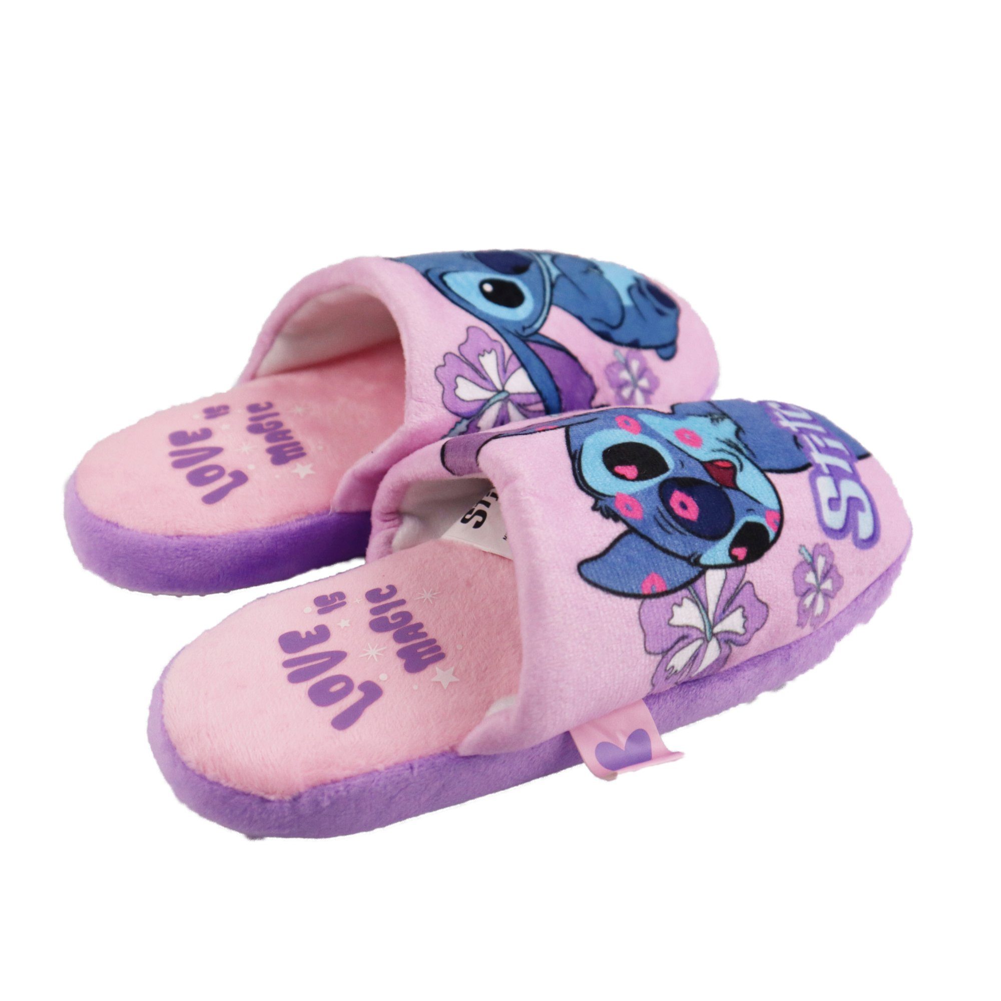 Disney Disney Stitch Kinder Mädchen 35 Hausschuhe 28 Schlüpfschuhe Slipper - Gr. Pantoffel