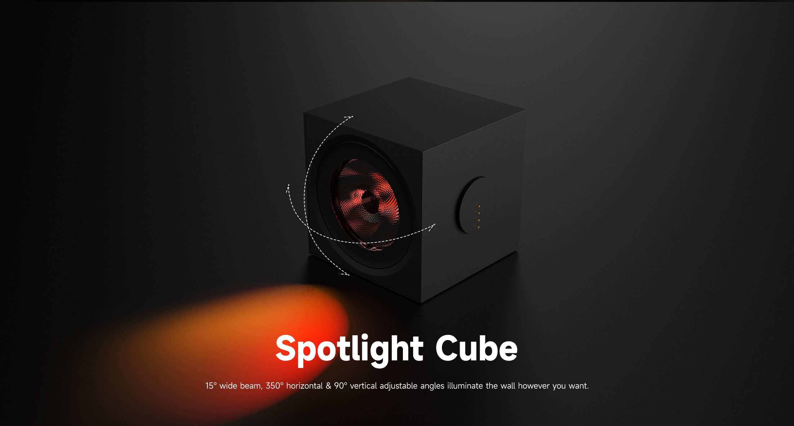 yeelight LED Würfel Light Gaming Cube Spot and Rooted Base Wi-Fi, LED fest integriert, Farbwechsler, Akzentlicht