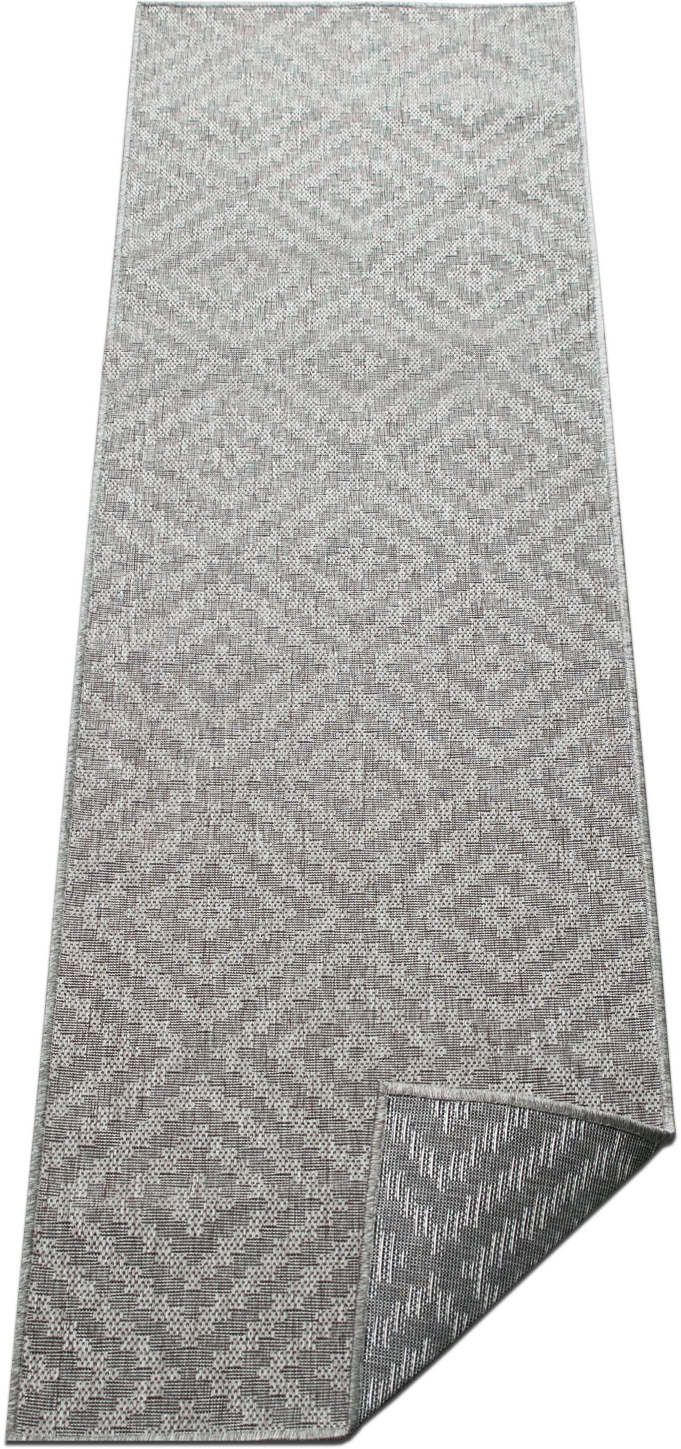OTTO home Teppich Cordoba auch als Läufer erhältlich, rechteckig, Höhe: 3 mm, In- und Outdoor geeignet, Sisal-Optik, Wetterfest & UV-beständig, Boho