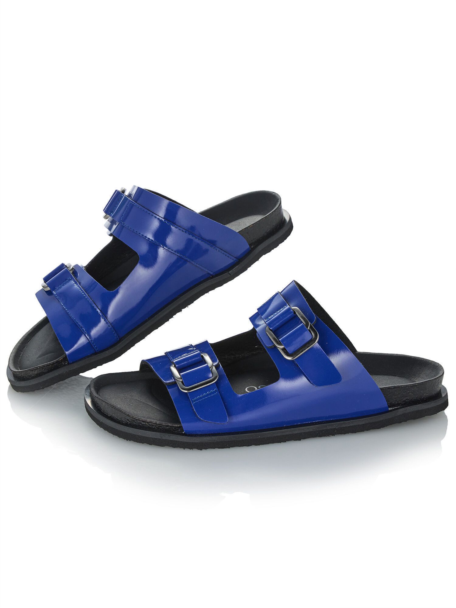 MIALUSSO Sandale in Lack-Optik Pantolette in Lack-Optik günstig online kaufen