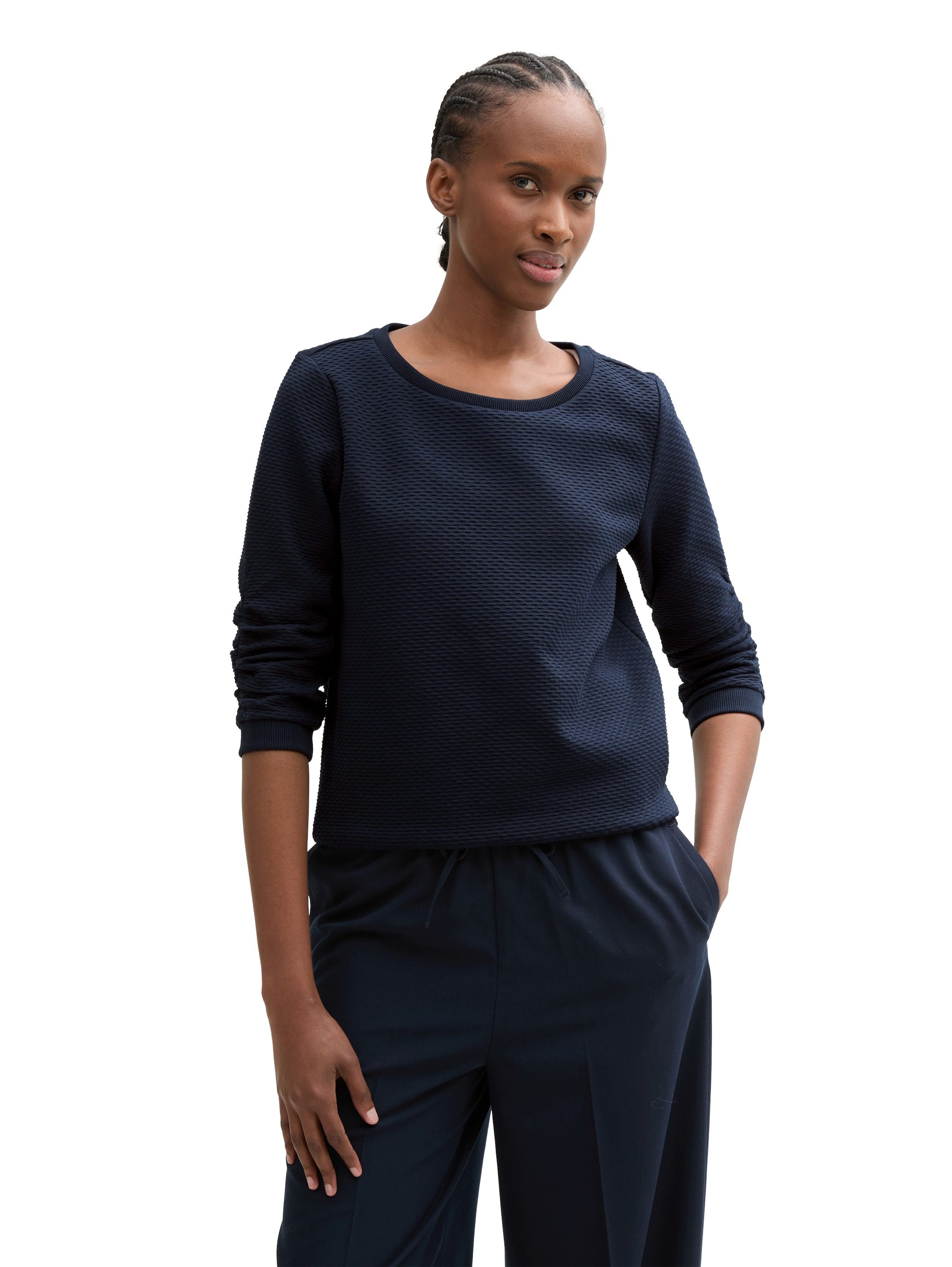 TOM TAILOR Denim Sweatshirt mit besonderer günstig online kaufen