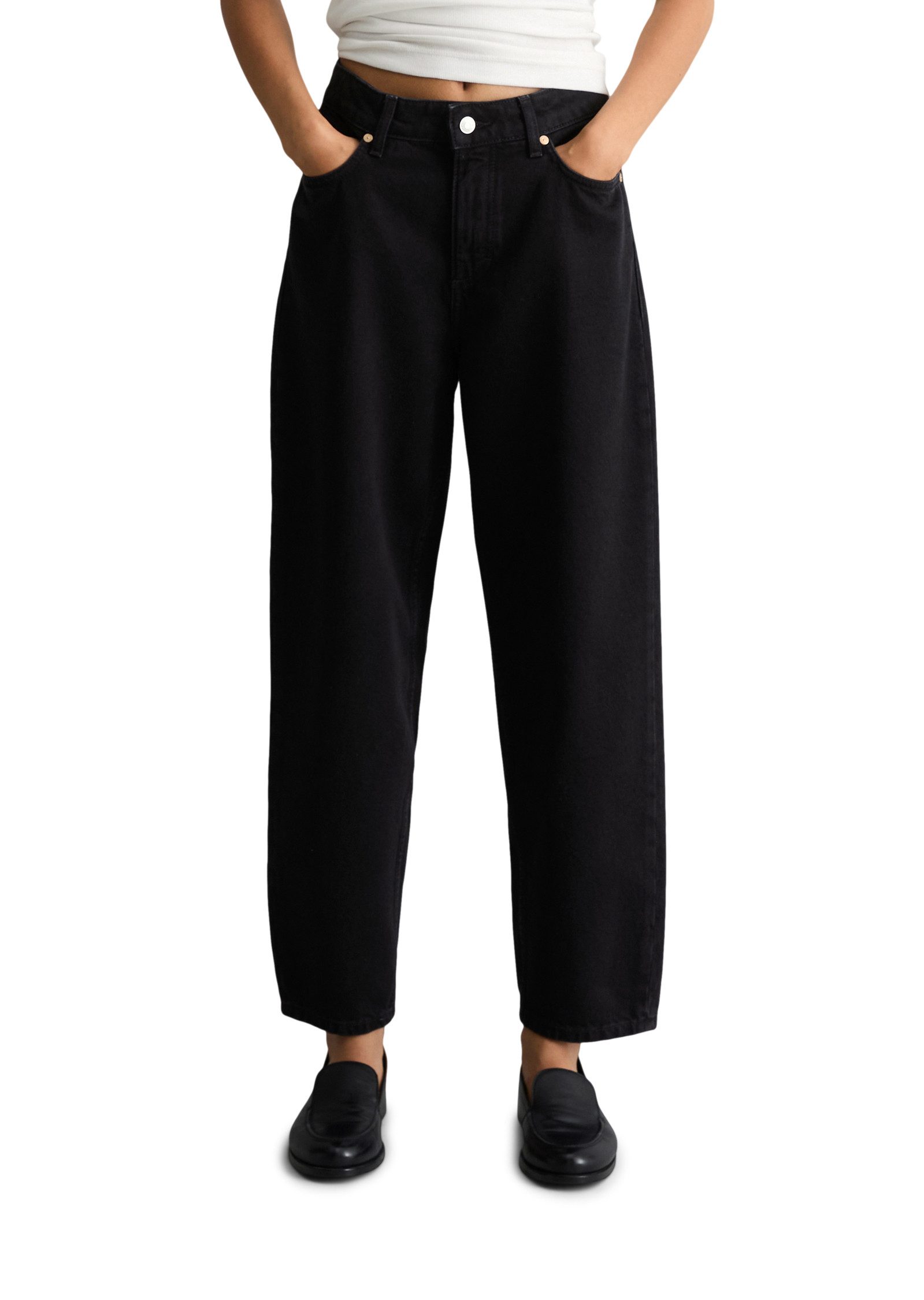 Marc O'Polo DENIM High-waist-Jeans aus Baumwoll-Denim
