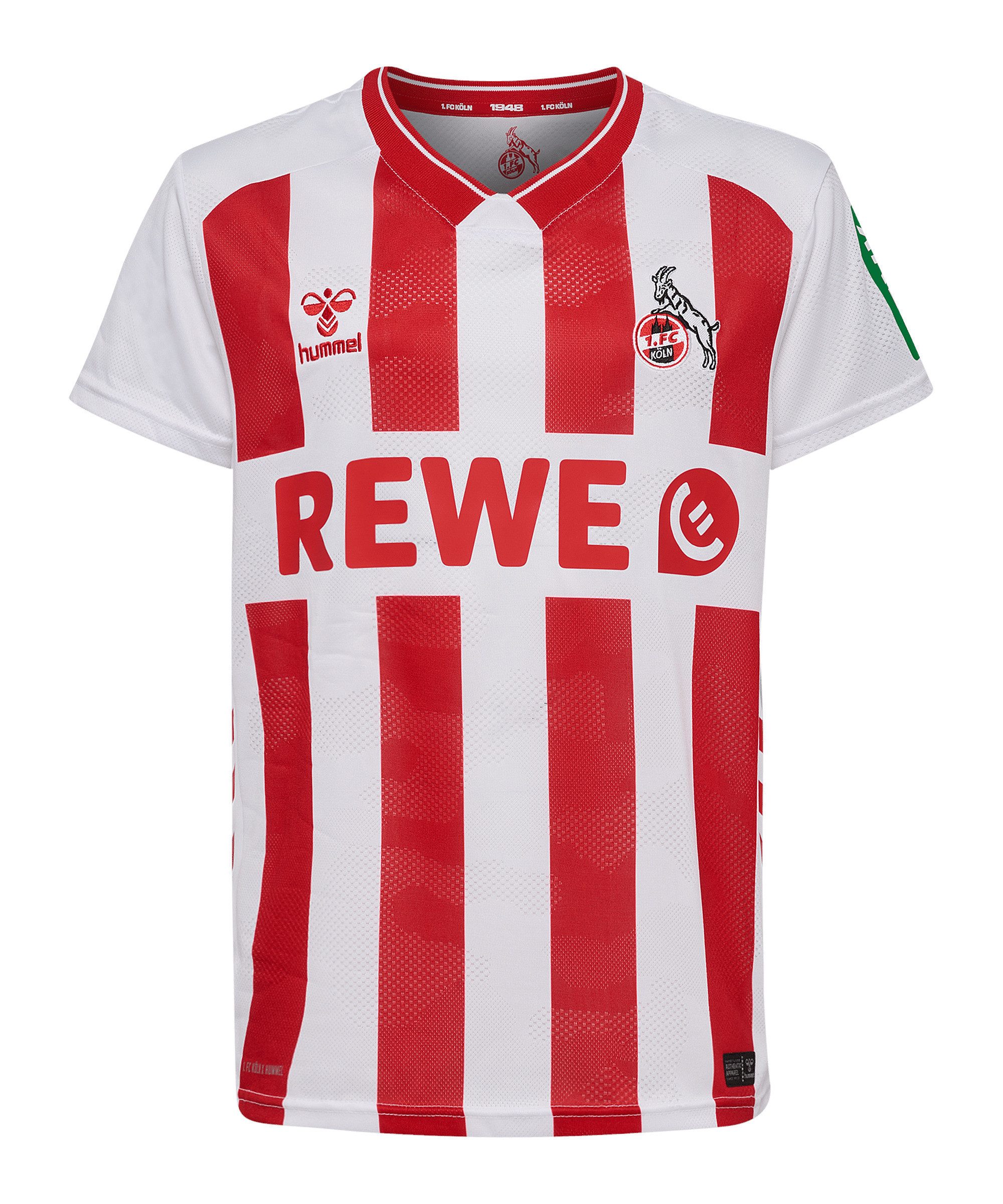 hummel Fußballtrikot Hummel 1. FC Köln Trikot Home 2025/2026 Kids Weiß 1. Bundesliga
