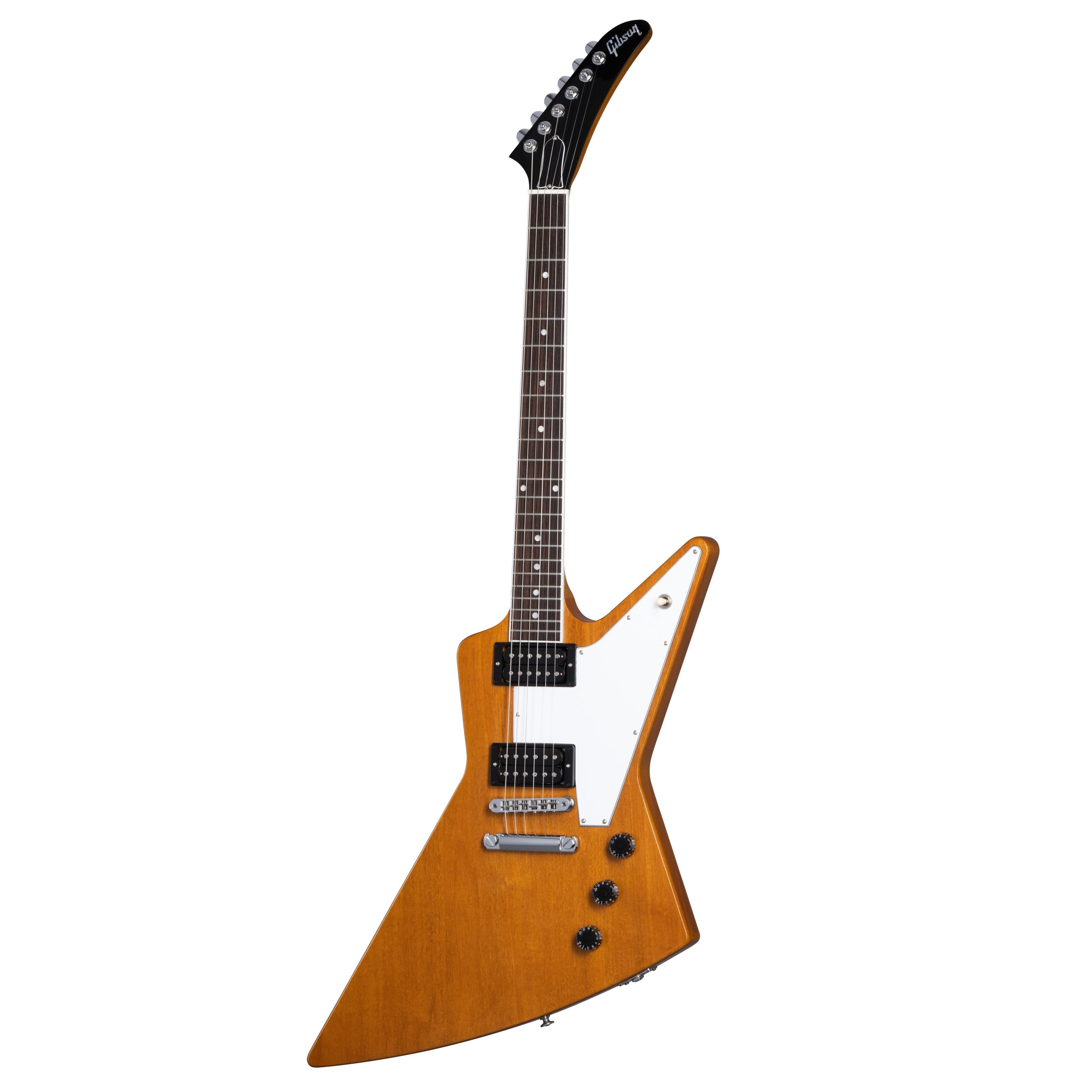 Gibson E-Gitarre, 70s Explorer Antique Natural - E-Gitarre