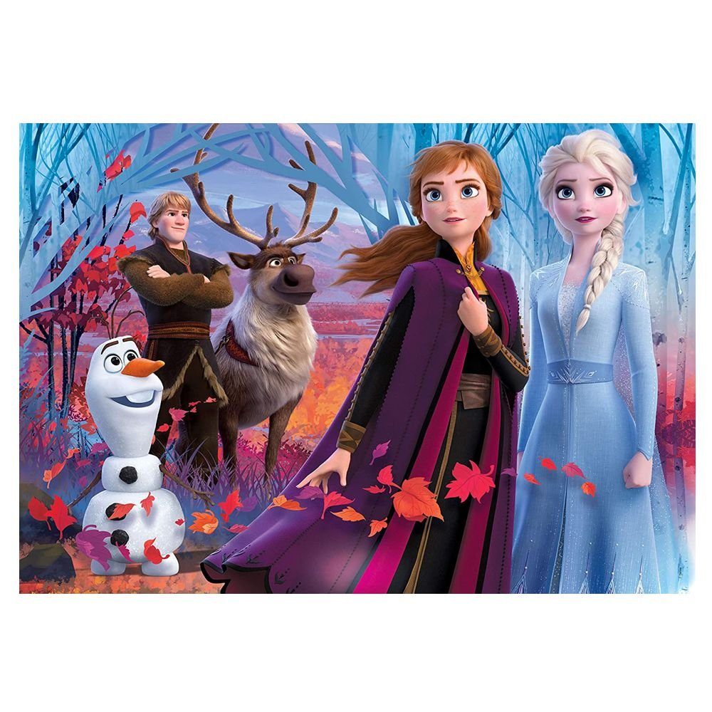104 Disney Eiskönigin Teile II 104 Puzzle Disney Puzzle Puzzleteile Frozen Frozen Supercolor, Kinder