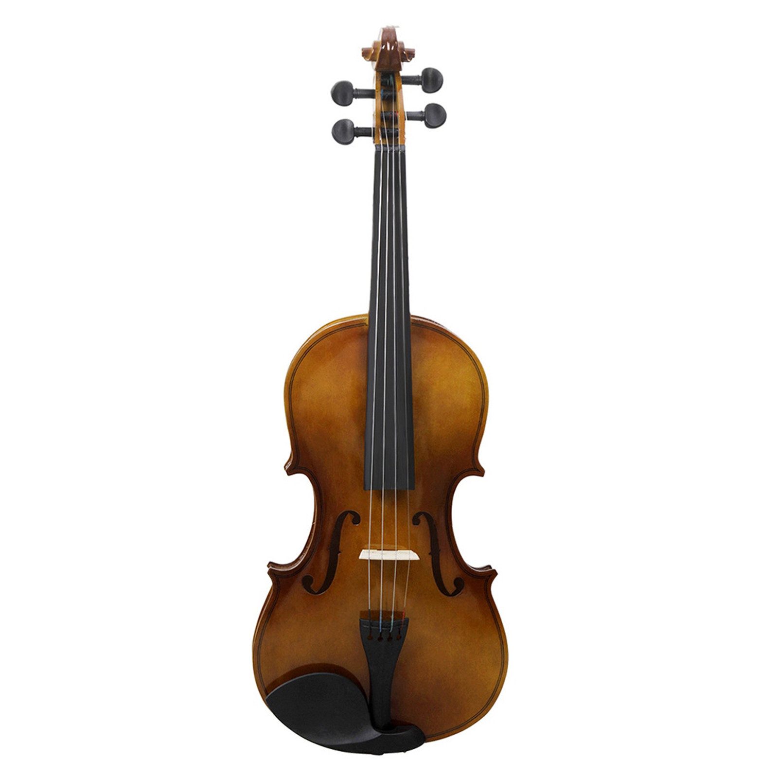 GarveeMore Violine Akustische Violine mit Bogen tragen Box Massivholz Basswood Violine