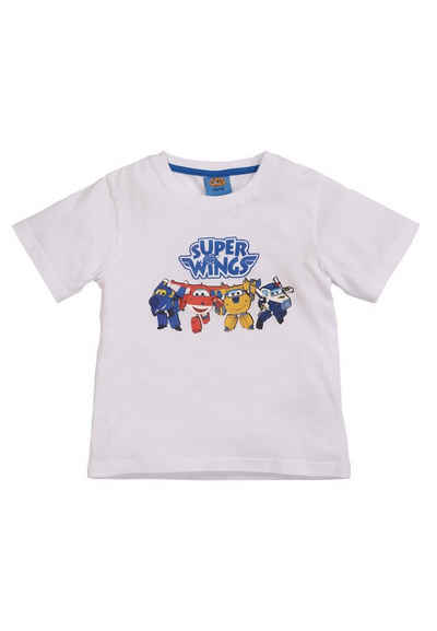 ONOMATO! T-Shirt Super Wings Kinder Jungen Kurzarm-Shirt