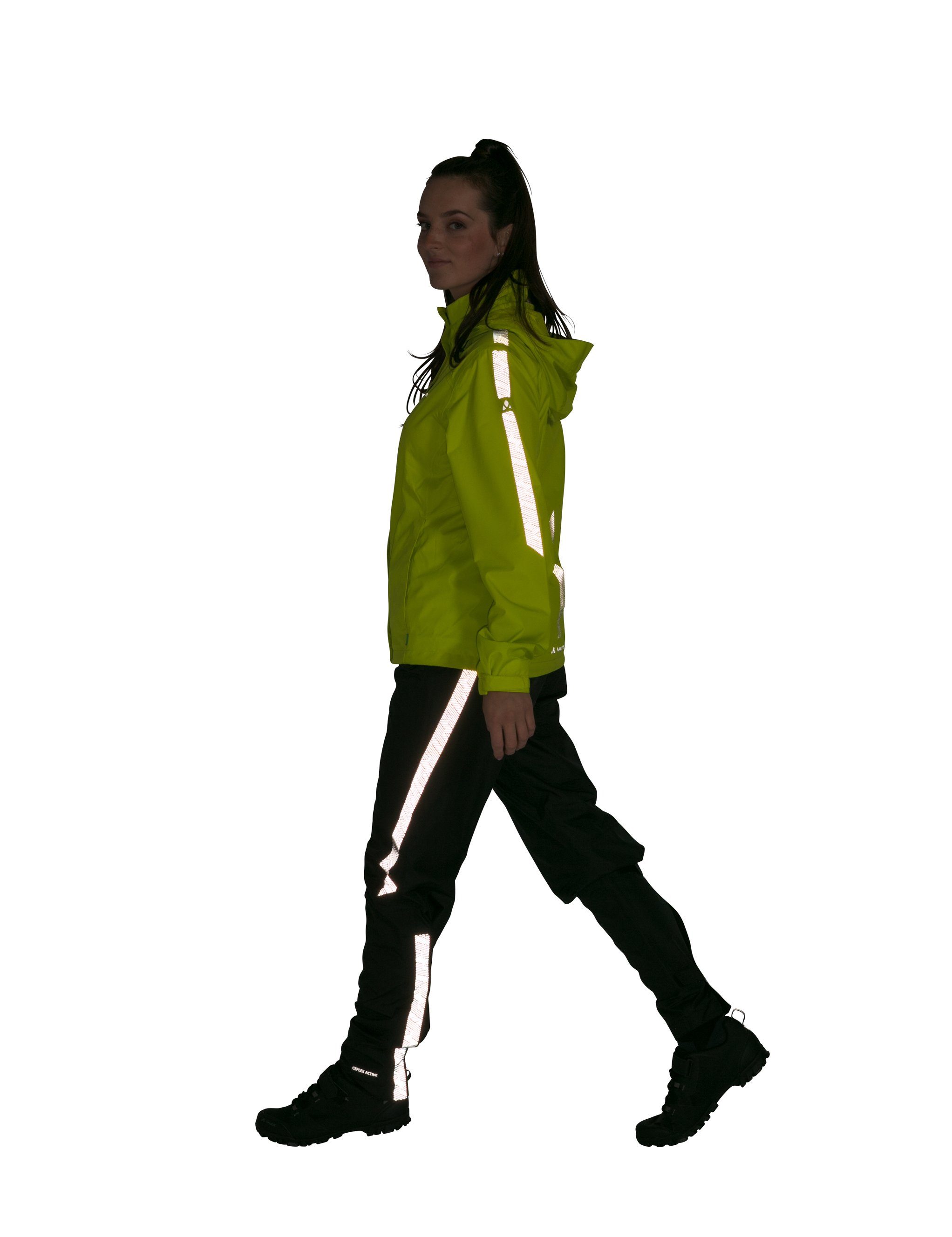II kompensiert Women's Klimaneutral (1-St) Outdoorjacke Jacket Luminum green VAUDE bright