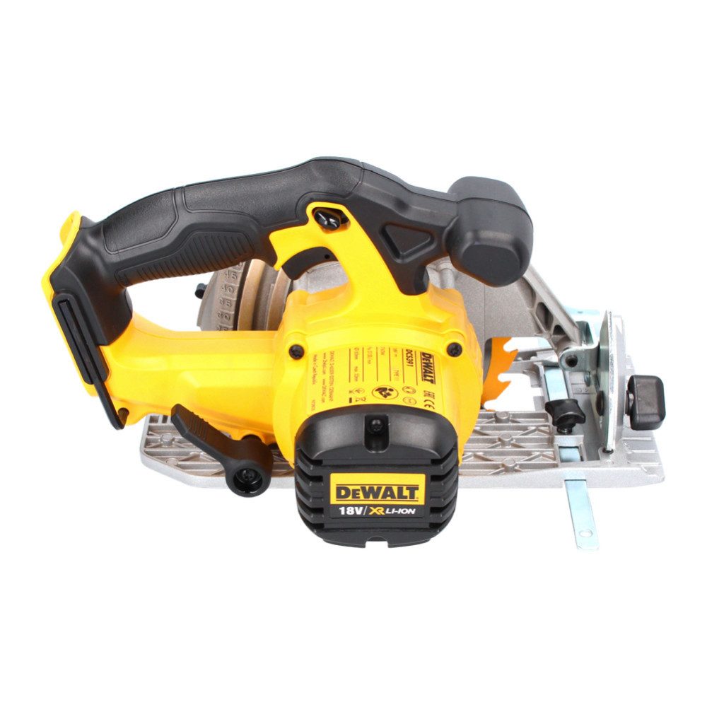 DeWalt Kompakt-Handkreissäge DCS 391 N Akku Handkreissäge 18 V 165 mm + Sägeblatt - ohne Akku, ohn