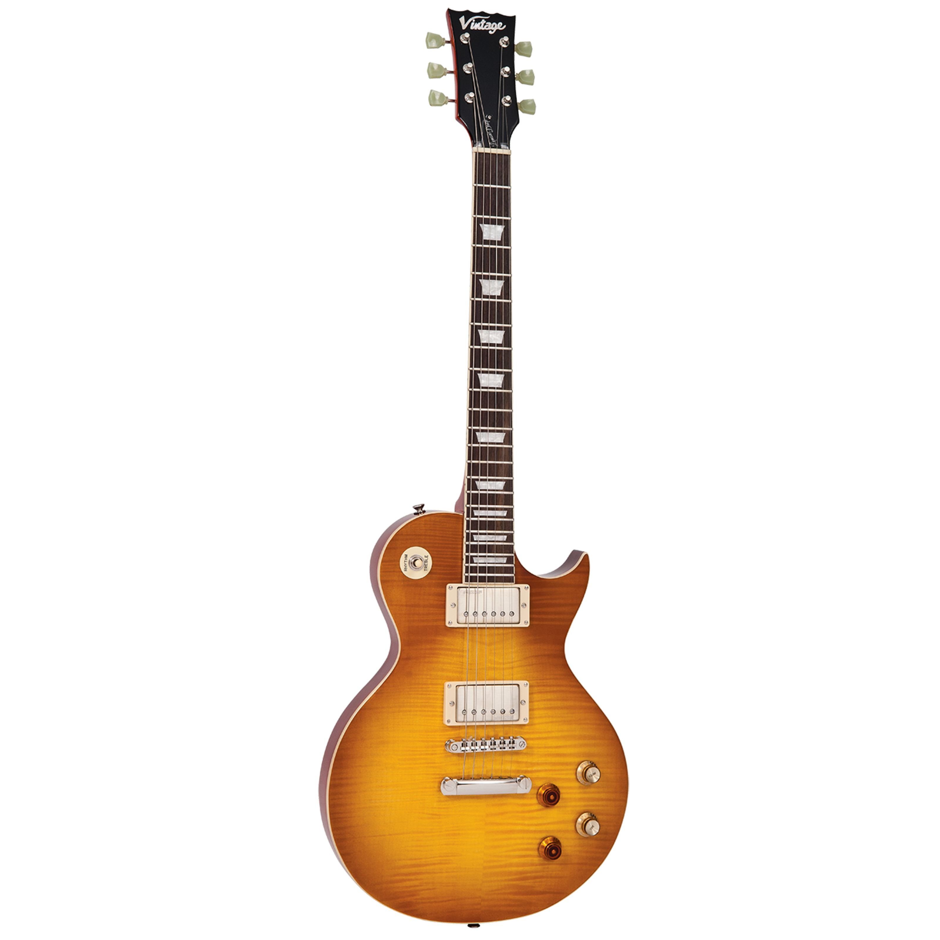 VINTAGE E-Gitarre, Reissued V100PGM Lemon Drop, E-Gitarren, Single Cut Modelle, Reissued V100PGM Lemon Drop - Single Cut E-Gitarre