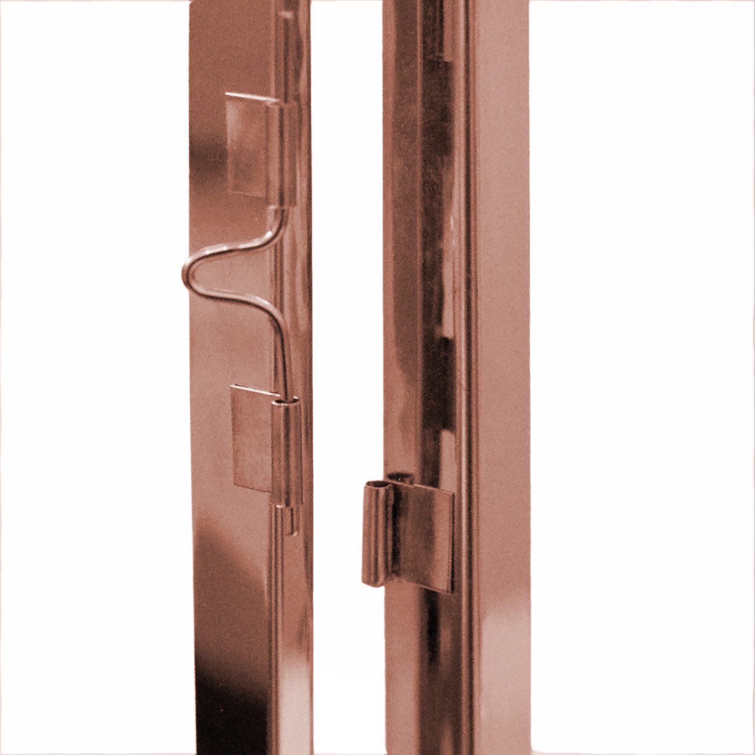 Mojawo Laterne 3er Set Edelstahl-Laternen Gartenlaternen Kupferfarben Kupferfarben