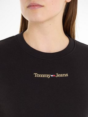 Tommy Jeans Sweatshirt TJW REG GOLD LINEAR CREW mit Tommy Jeans Linear Logo-Schriftzug