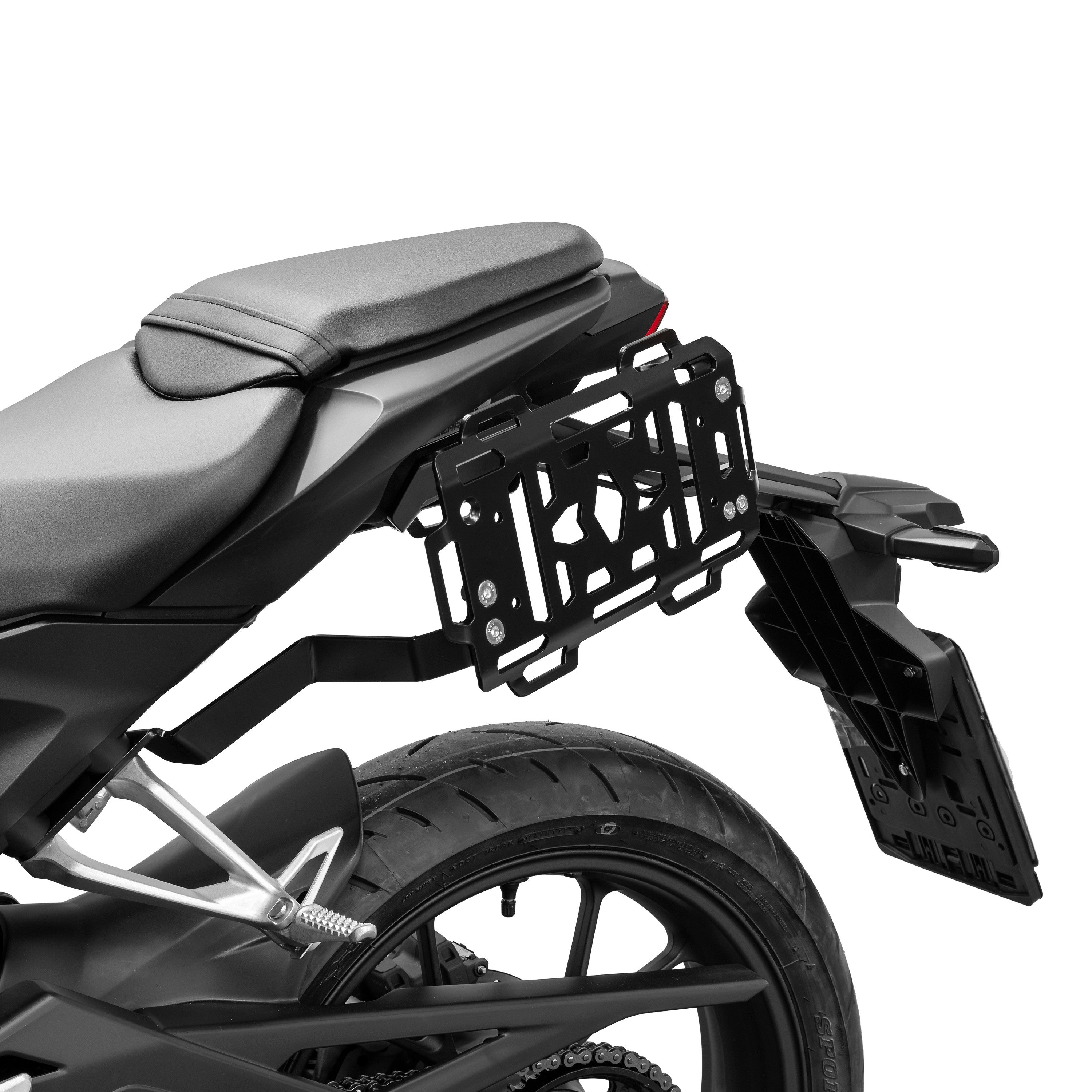 ZIEGER Fahrrad-Gepäckträger Seitenträger - Seitentaschenträger kompatibel mit CB 125 R